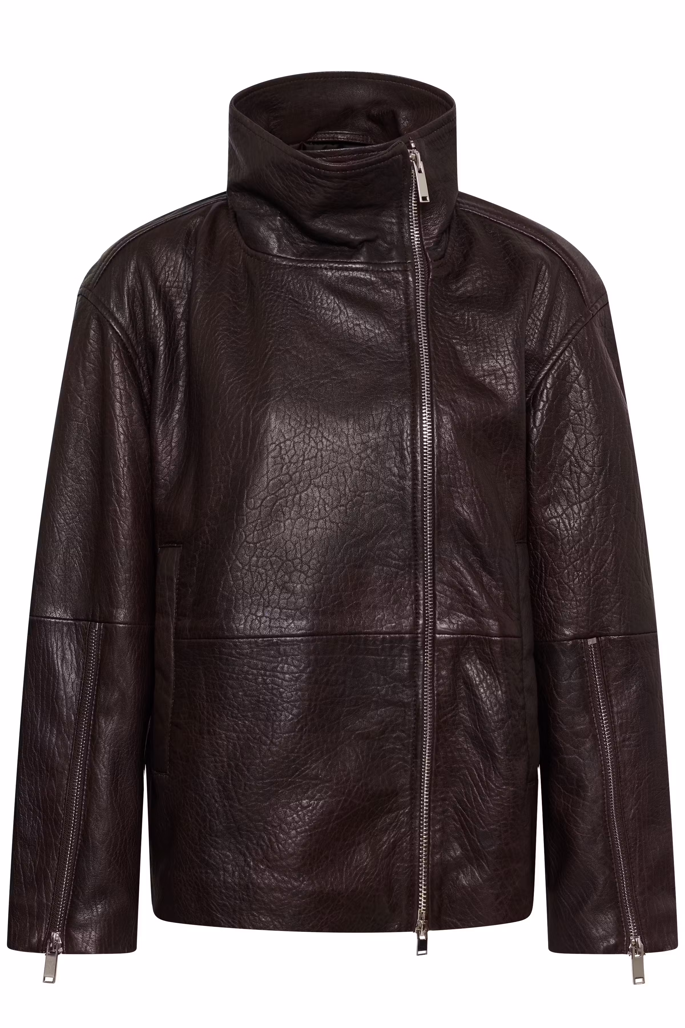 SLGinnie Casual Leather Jacket PACK FRONT 30409430-191018