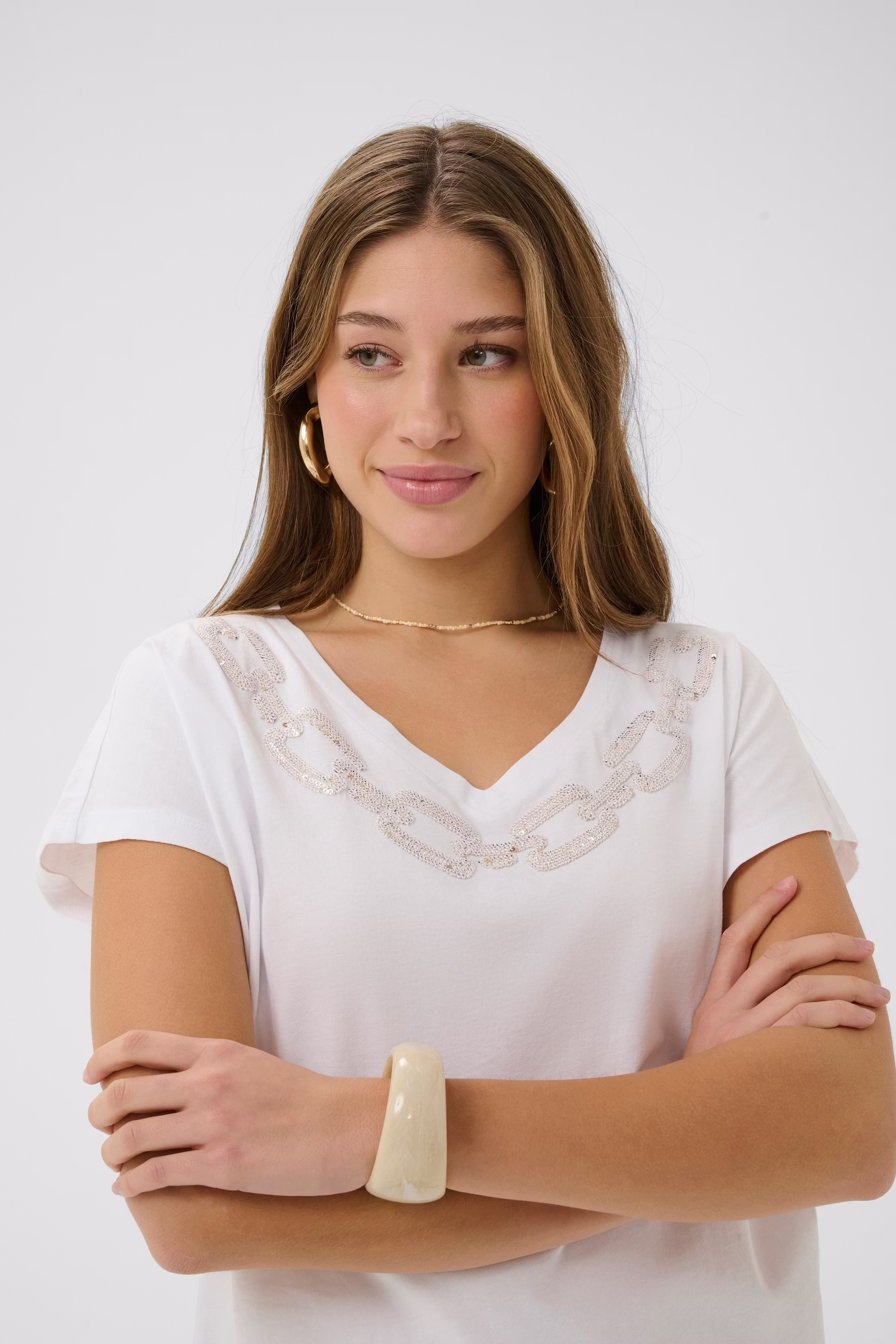 CRNibia T-shirt LOOKBOOK DETAIL 10615016-110602