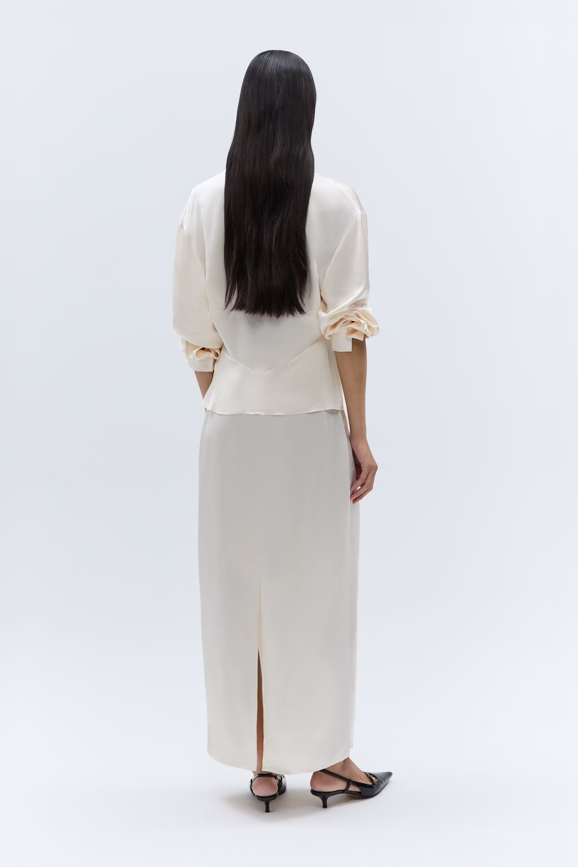 IOEvaluna Blouse LOOKBOOK BACK 30600008-WH011