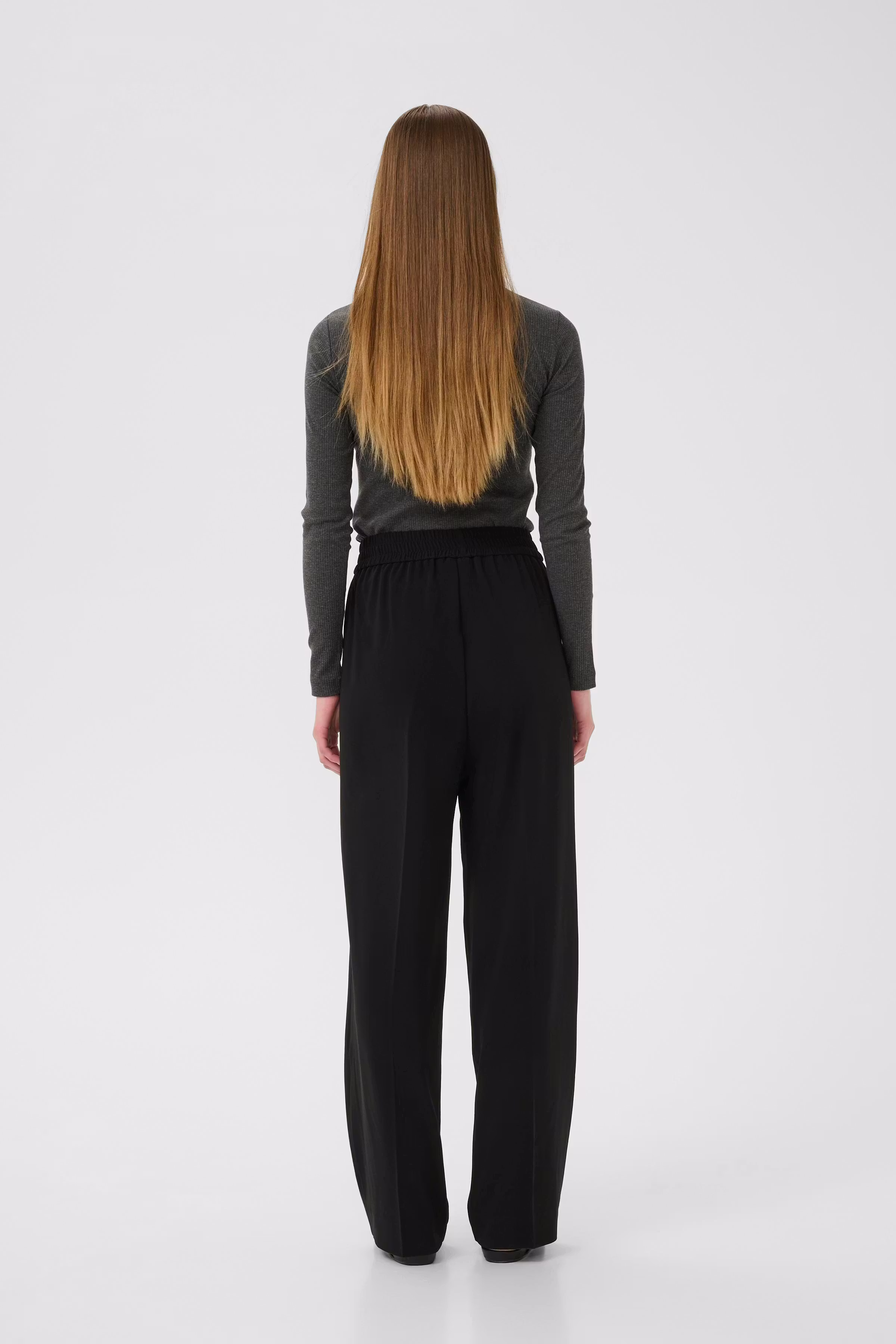 DagnaIW Rollneck Melange T-shirt LOOKBOOK BACK 30109838-300596