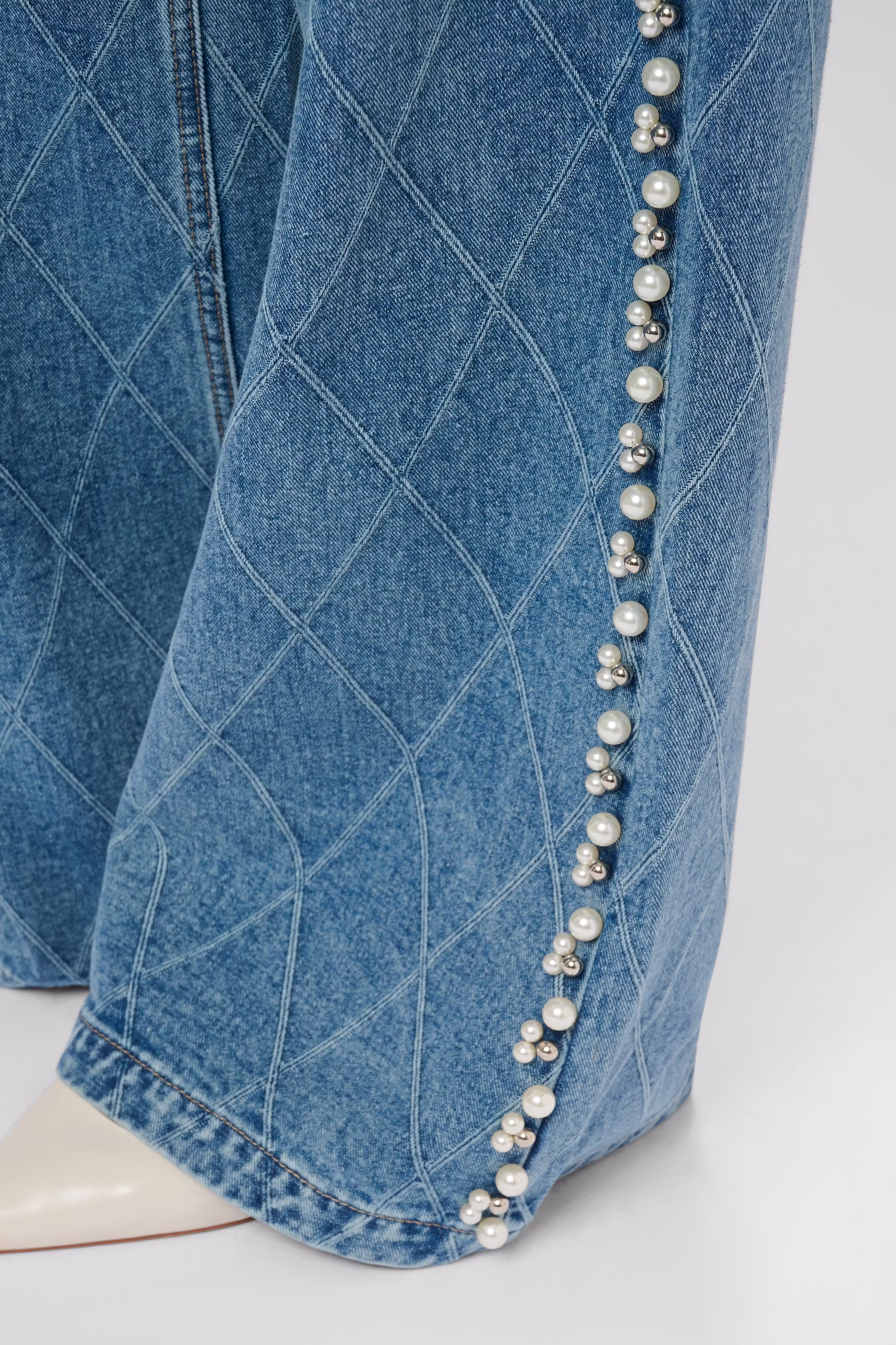 CUalys Jeans met parels LOOKBOOK DETAIL 50112280-500027