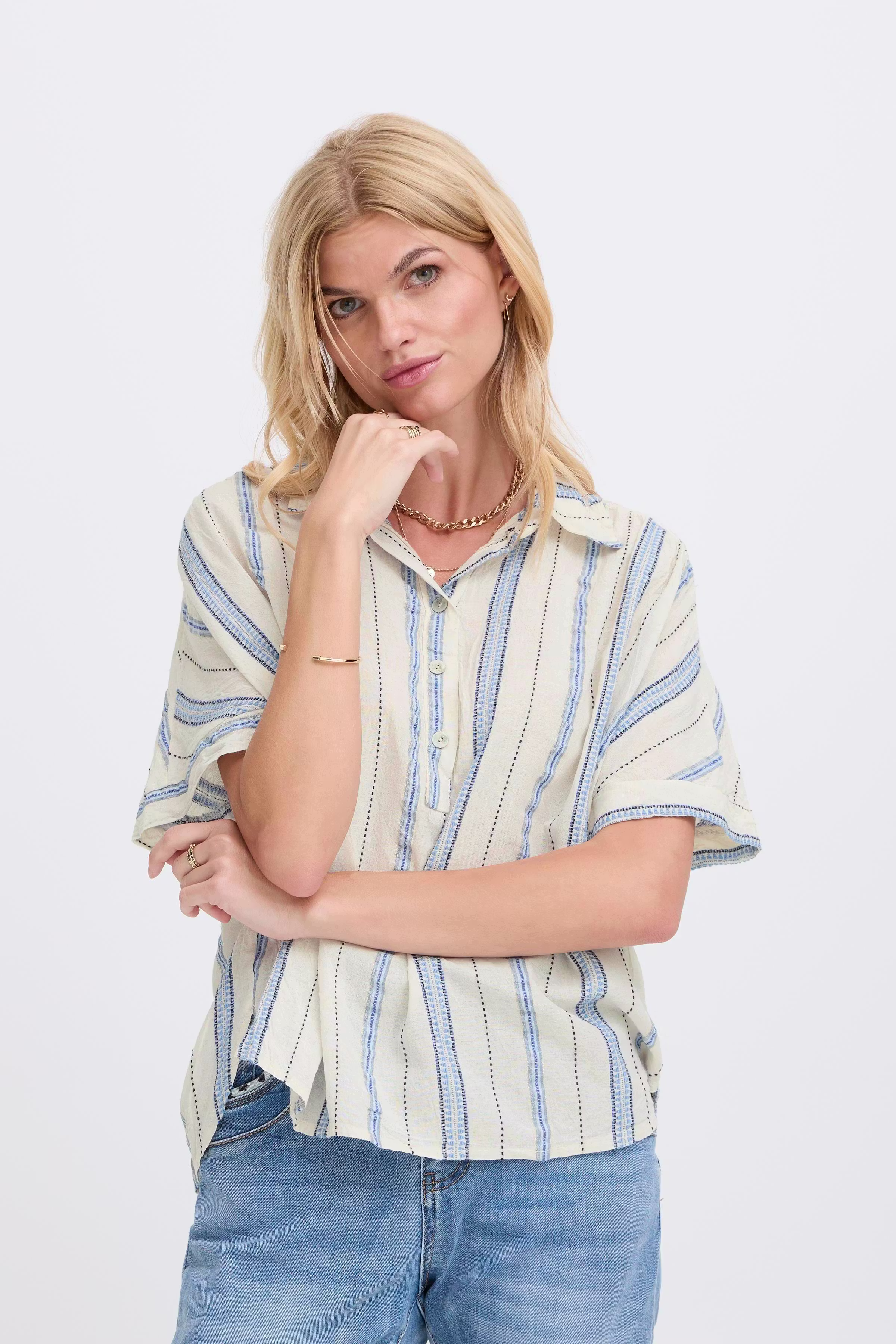 SBSENDA Bluse LOOKBOOK FRONT 22101070-154020