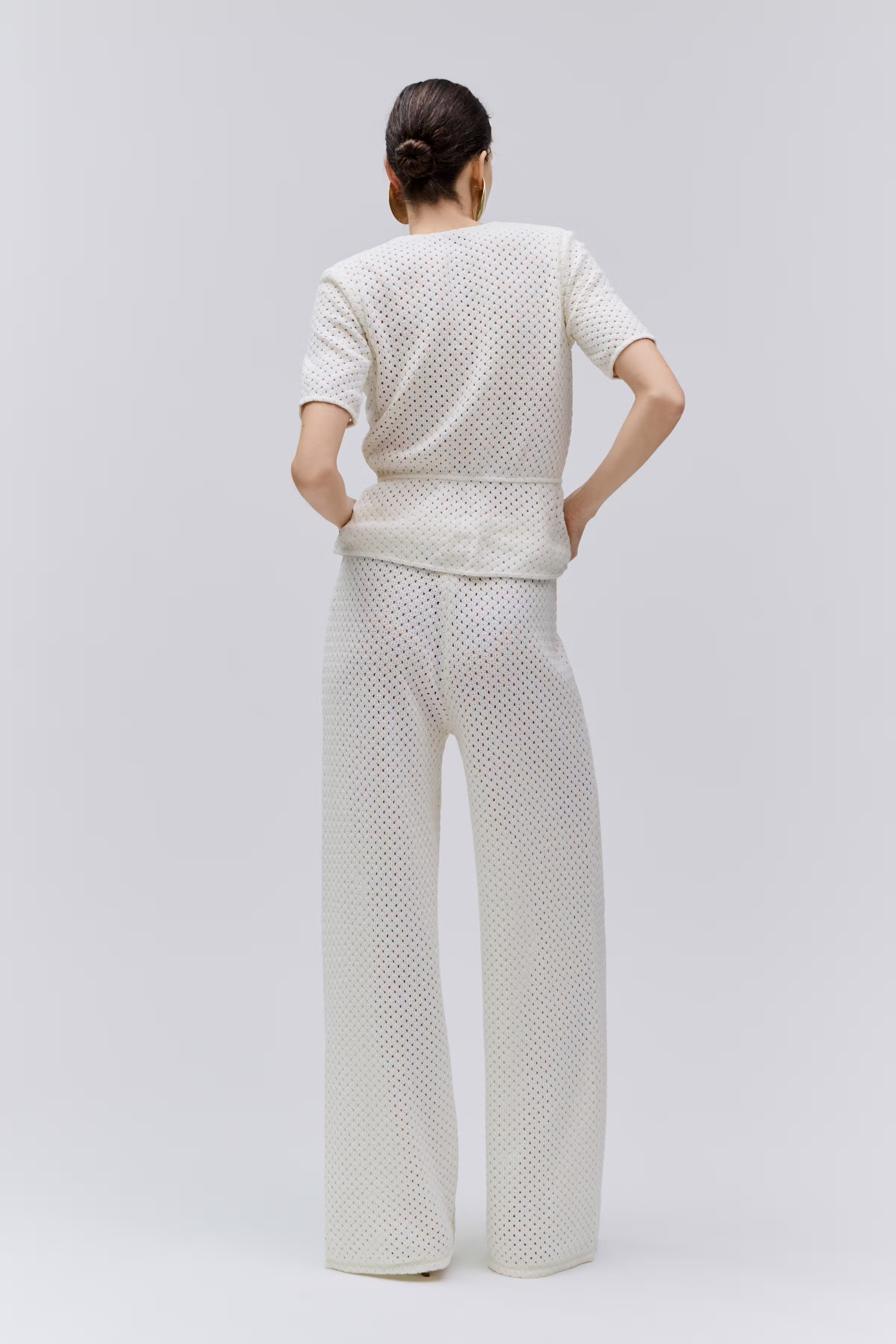 POLLIE Hose LOOKBOOK BACK 30600635-WH010