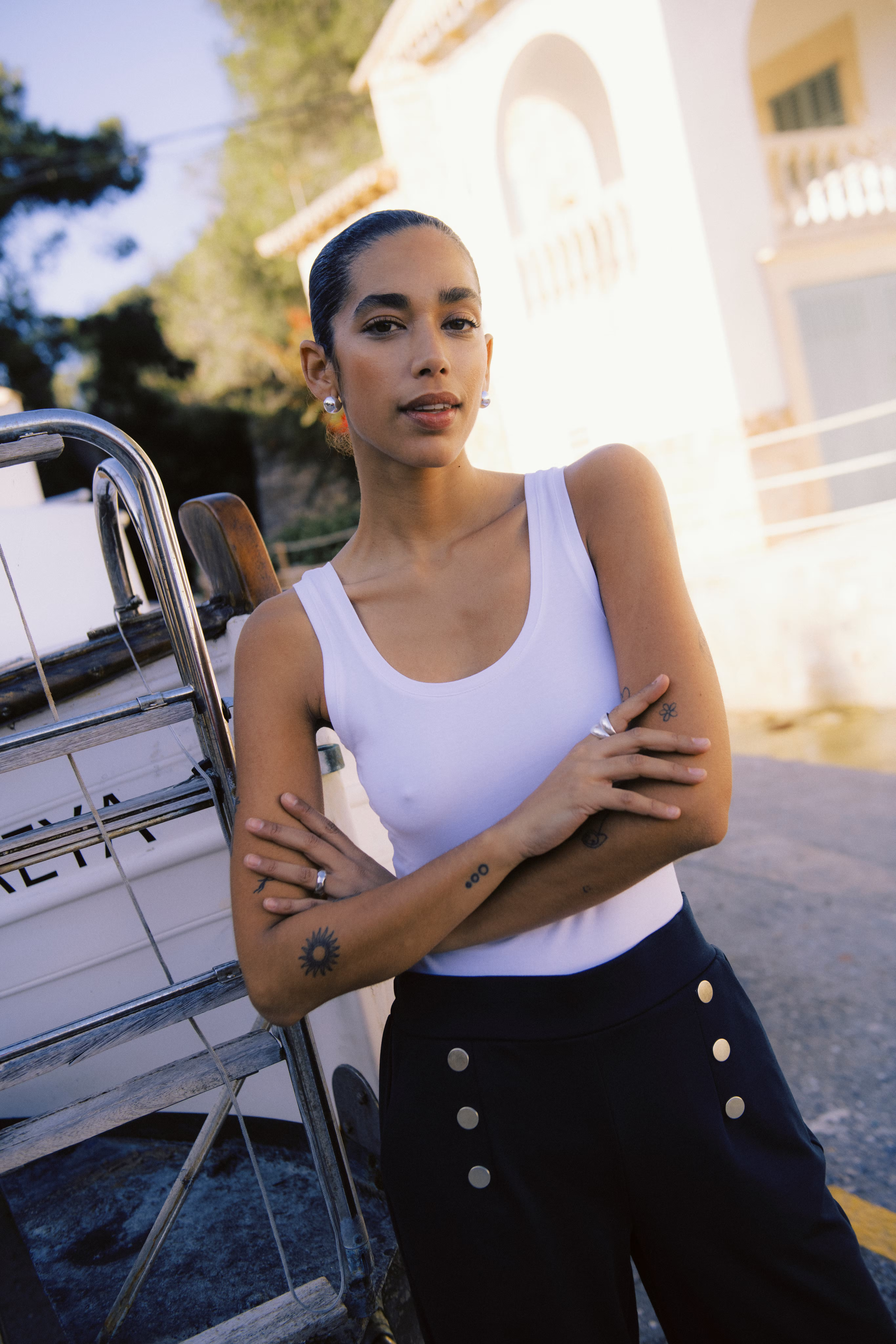 Mouwloze top LOCATION NONE 20801991-80100