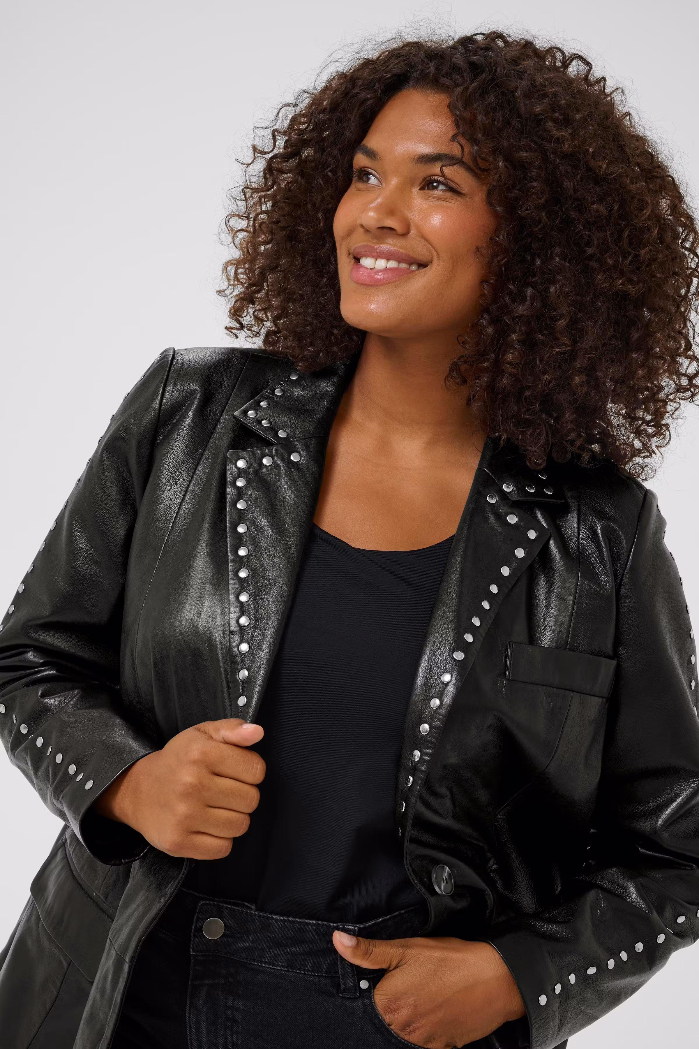 KCtera Leren Blazer LOOKBOOK DETAIL 10583695-100121