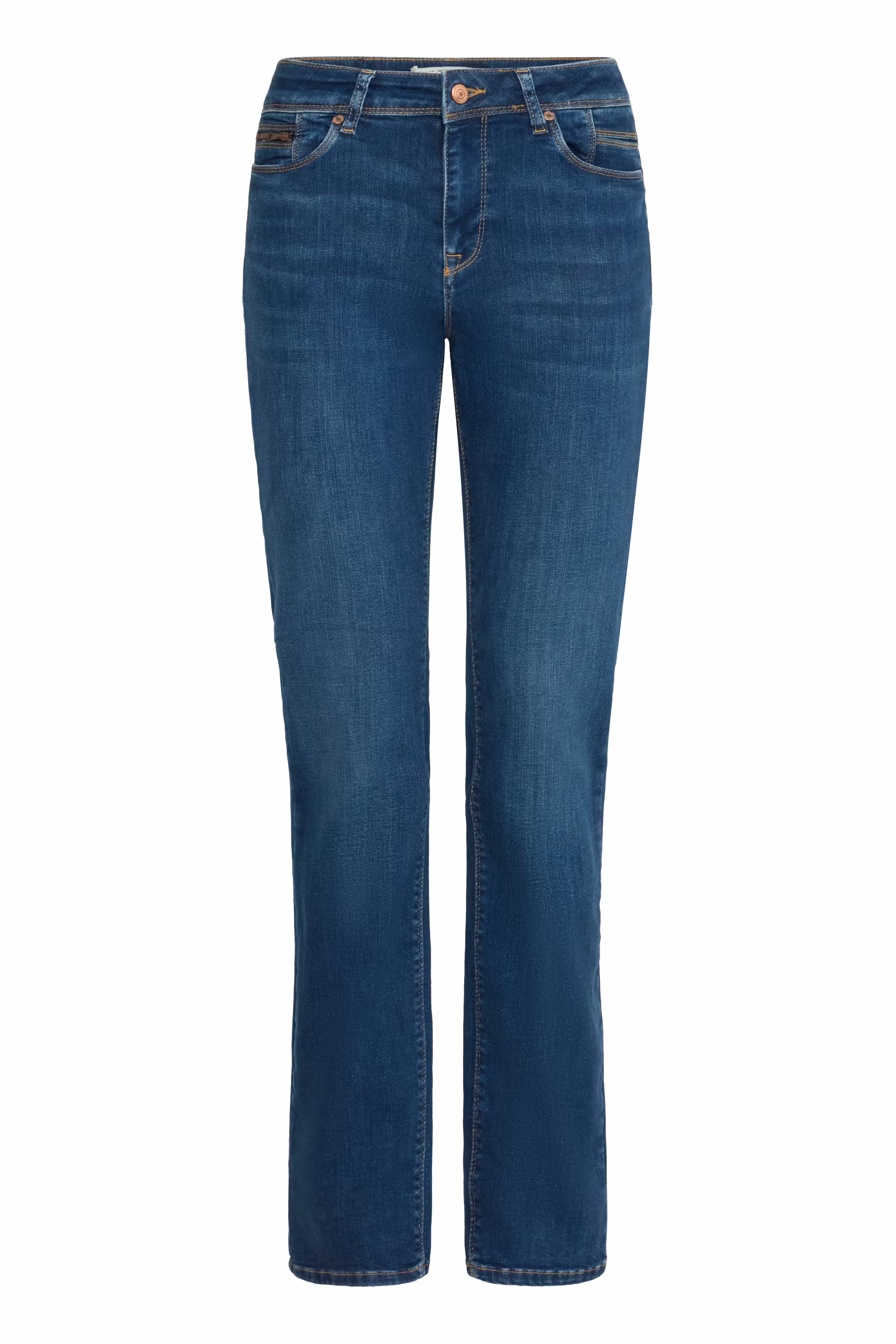 PZSANDRA HW Jeans Medium Straight Leg PACK FRONT 50205860-200002
