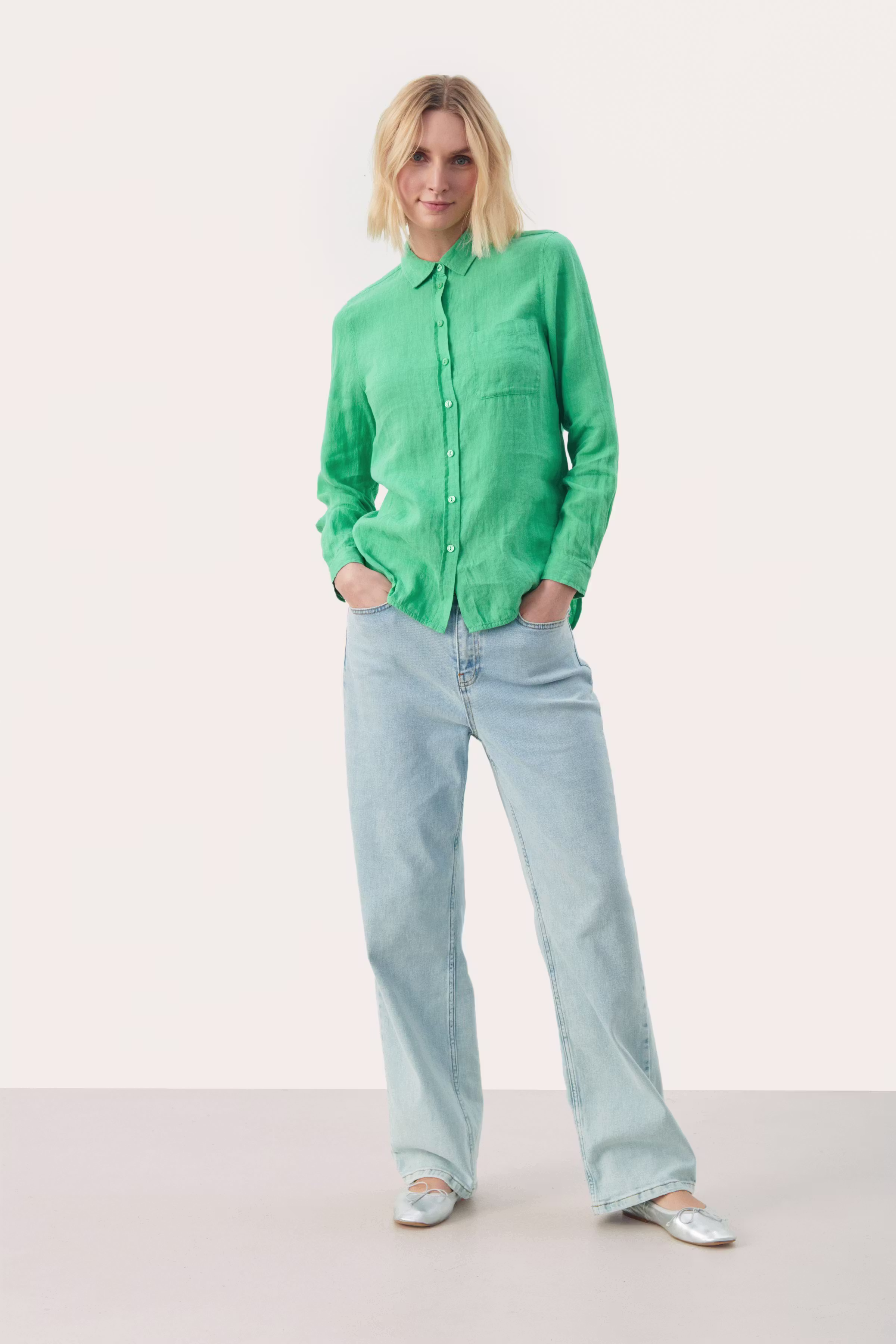 KivasPW Lin-skjorte LOOKBOOK FRONT 30306952-165820