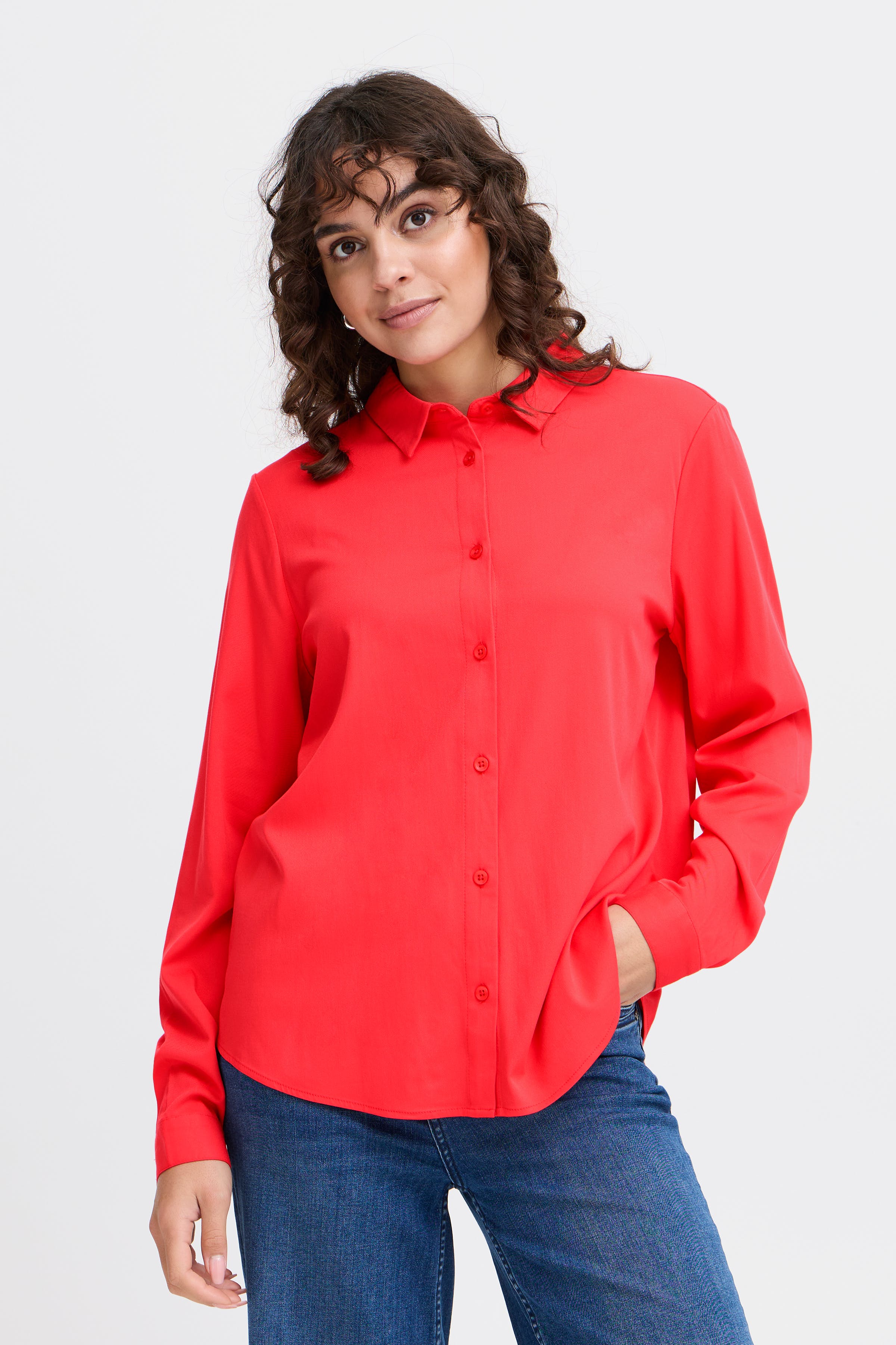 FRJUSTINA Skjorta LOOKBOOK FRONT 20614070-171654