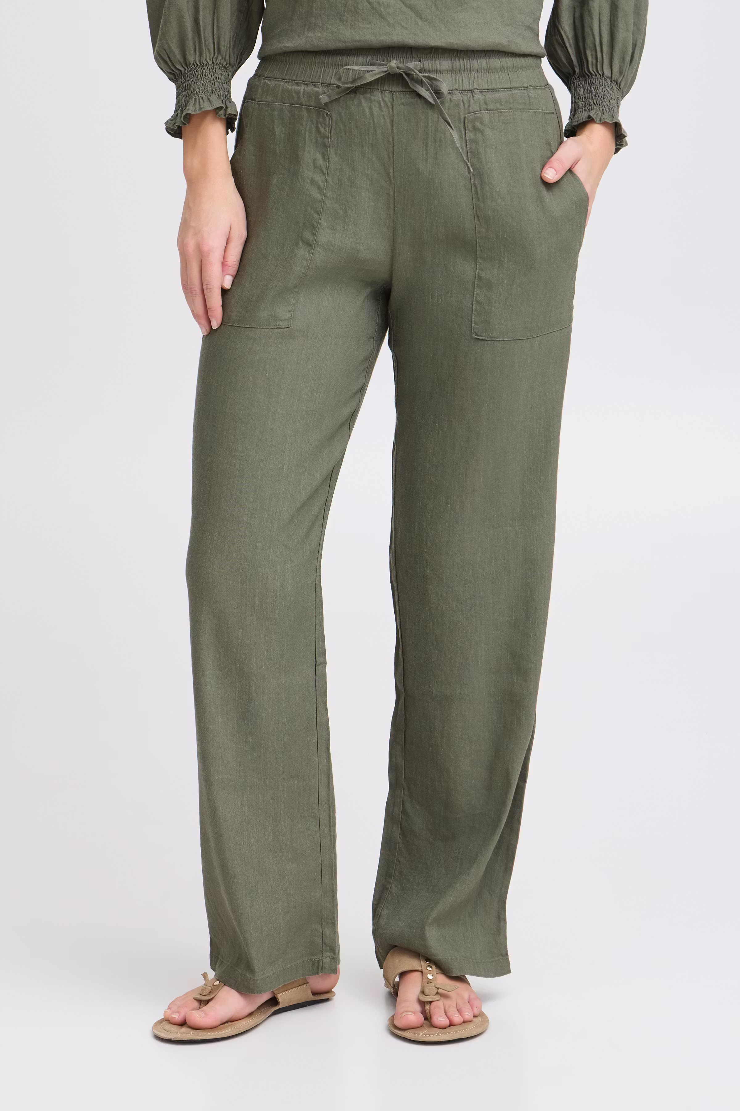 PZLUCA Full Length, Wide Leg Trousers LOOKBOOK FRONT 50208892-180312