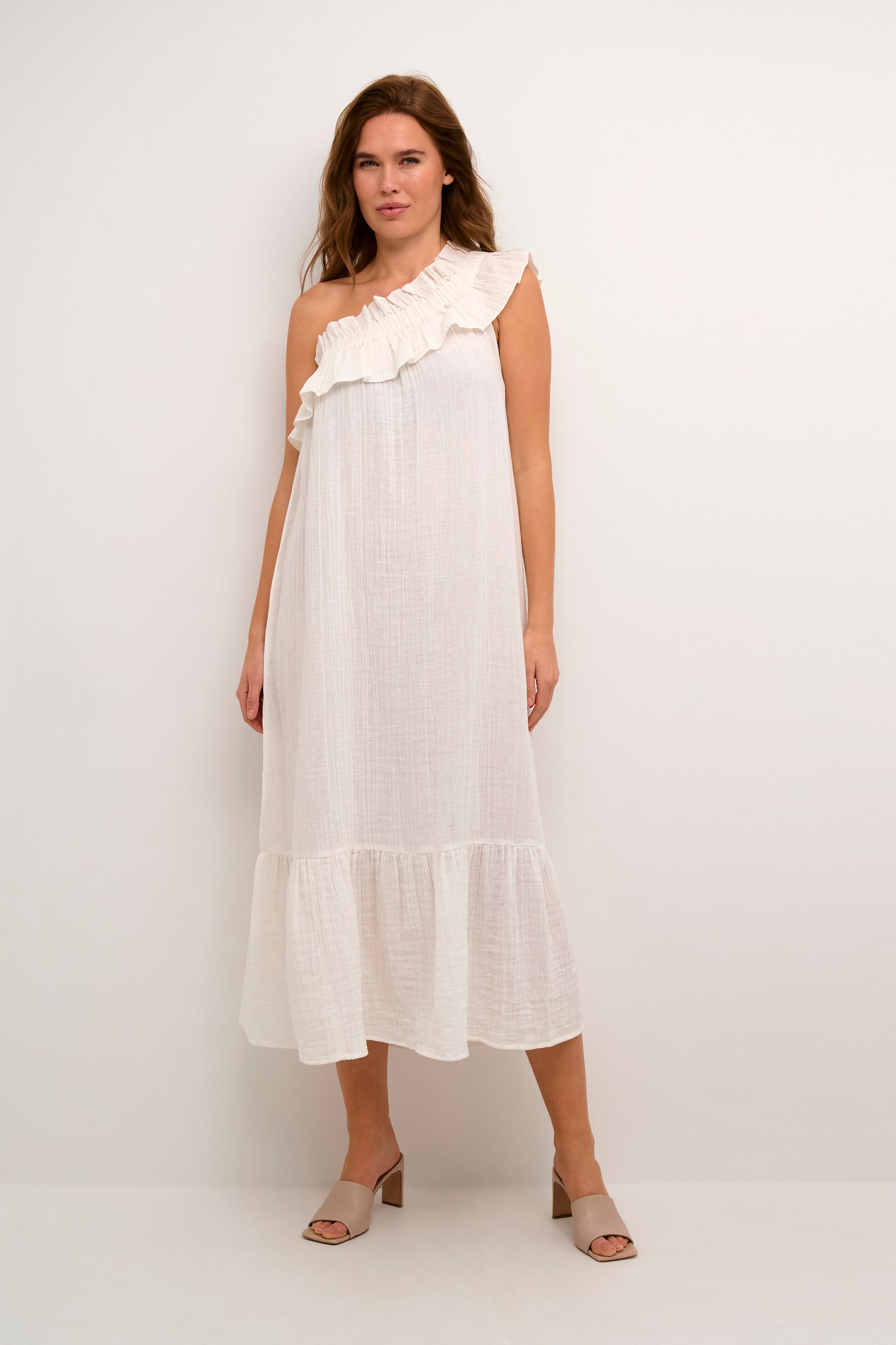 CUelina One-shoulder Dress LOOKBOOK FRONT 50110614-500013