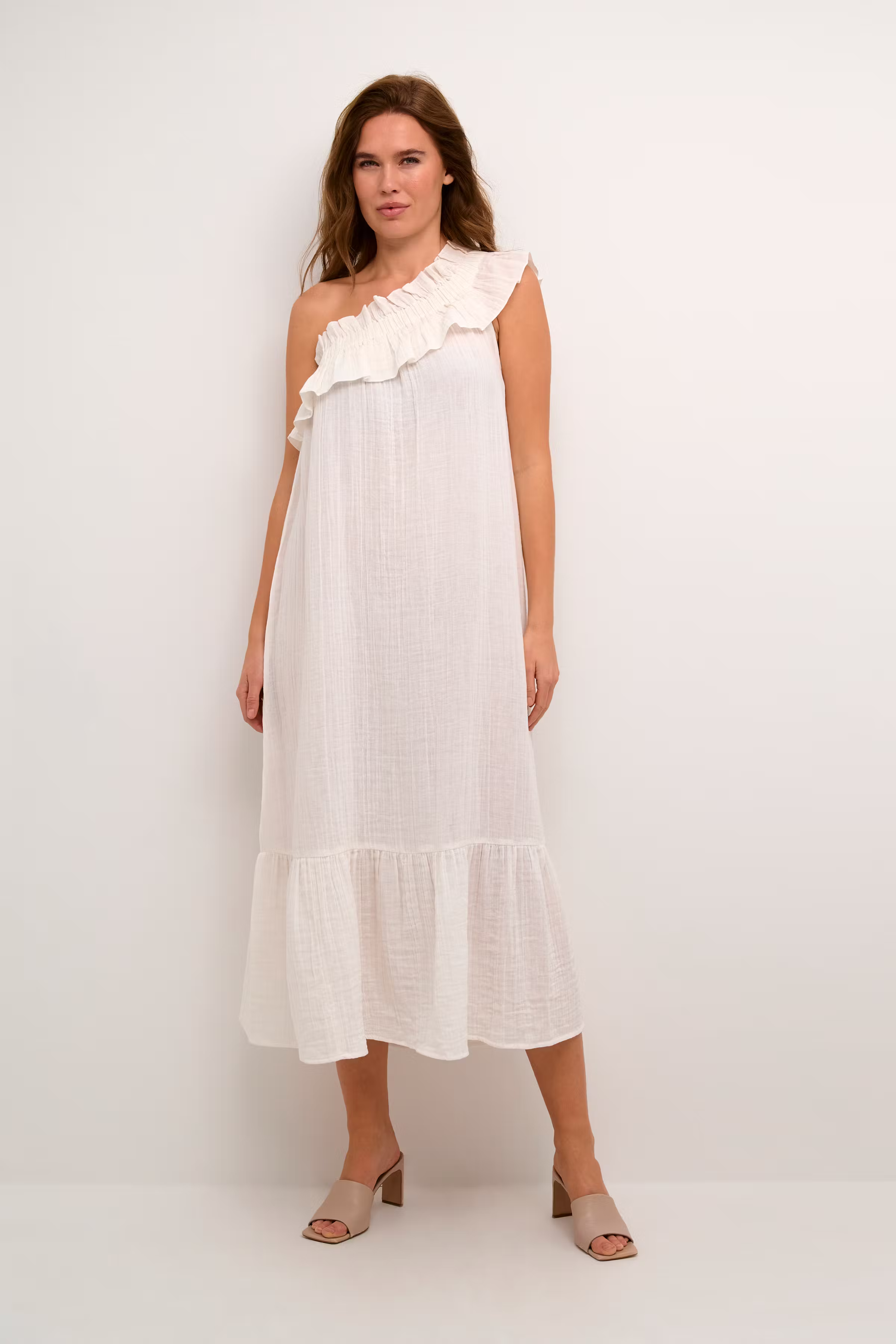 CUelina One-shoulder Kjole LOOKBOOK FRONT 50110614-500013