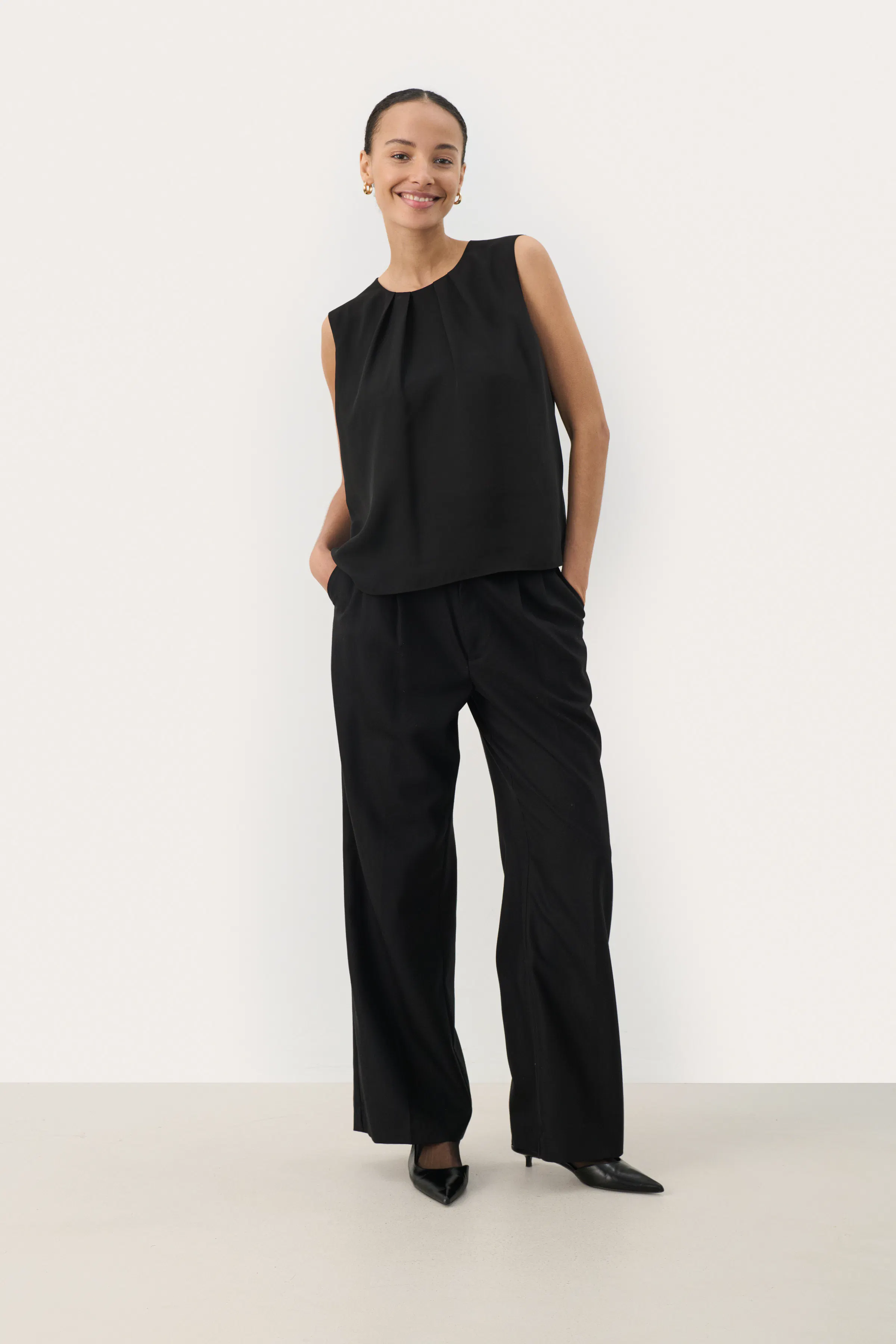 SandelinePW Bluse LOOKBOOK FRONT 30309910-194008