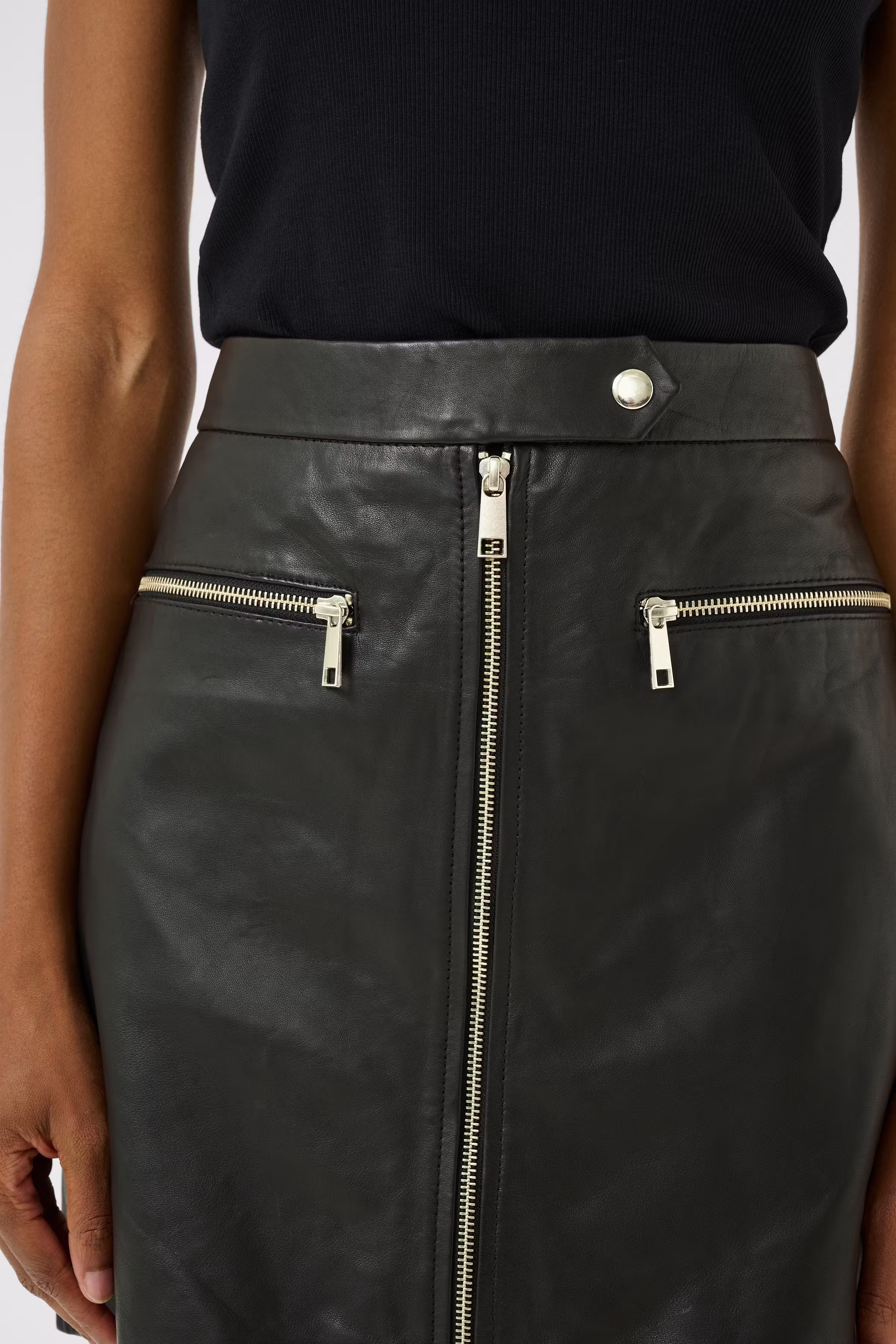 GZamida Leren rok LOOKBOOK DETAIL 10910084-100017