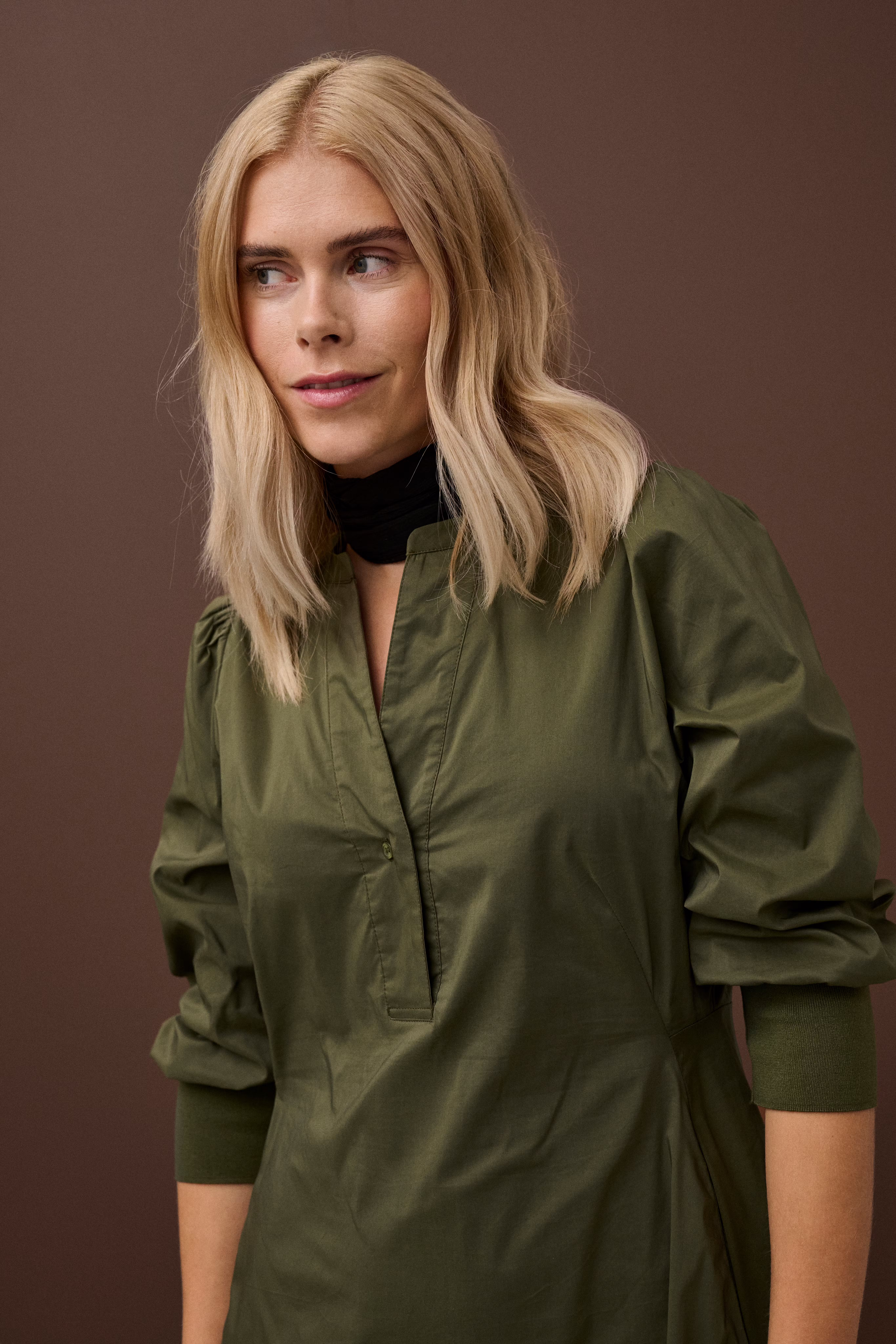 CUantoinett Kjole med 3/4 ærmer LOCATION NONE 50110059-180521