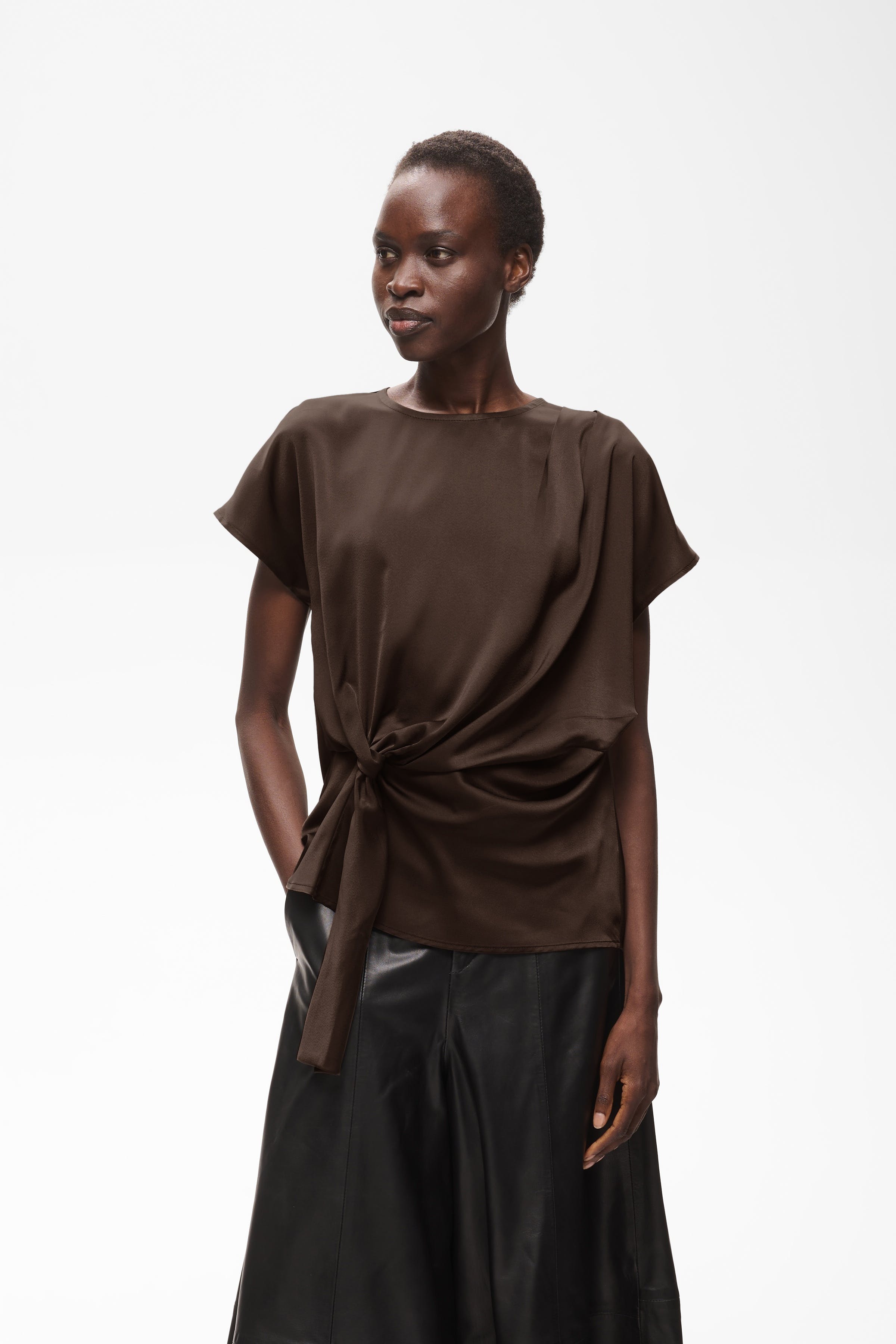 SATINEIW Bluse LOOKBOOK FRONT 30113427-191109