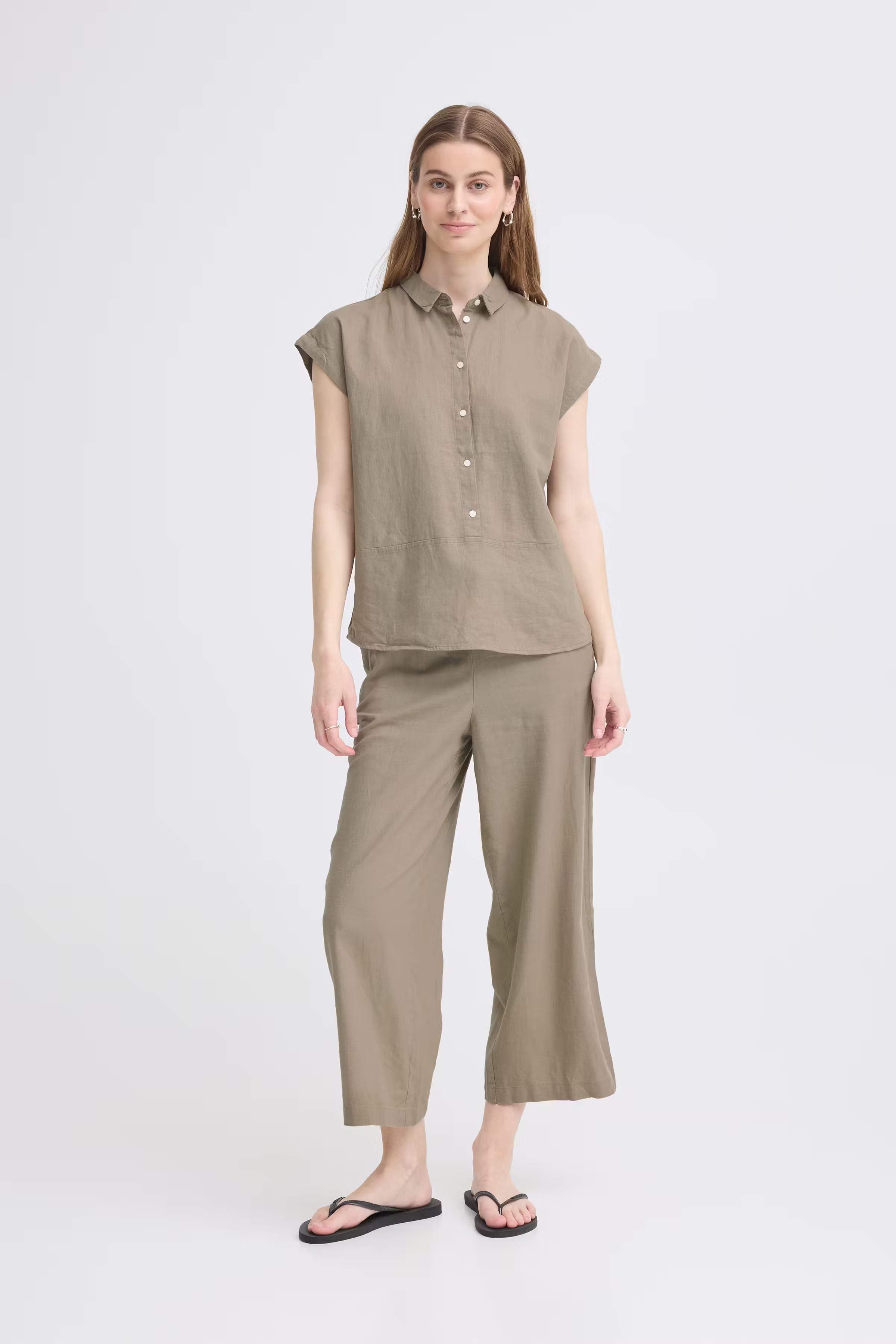 IHLINNO Kortermet bluse LOOKBOOK FRONT 20122922-171310