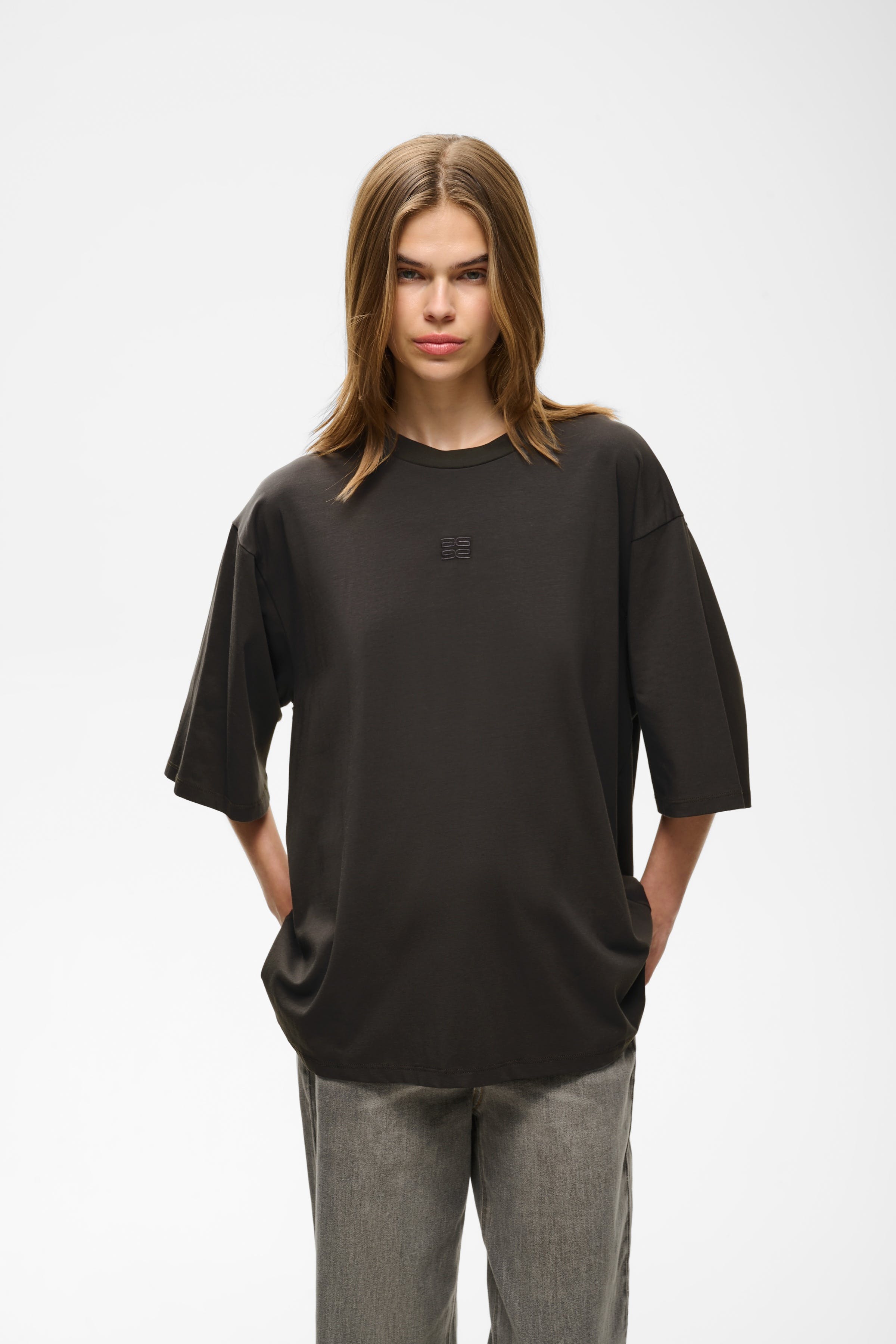 GZdami Oversized t-shirt LOOKBOOK FRONT 10910545-190000