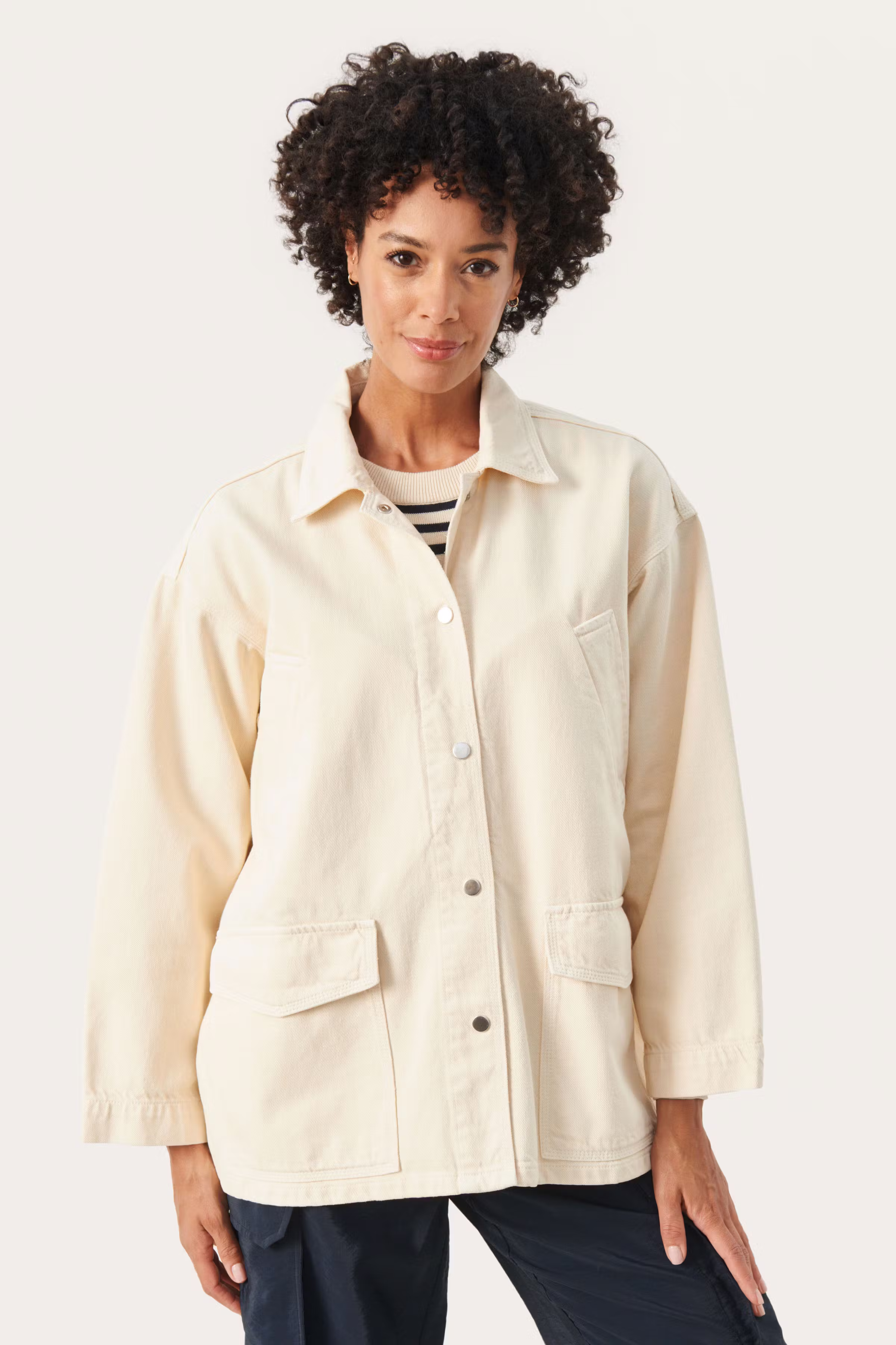 ElmiraPW Oversized spijkerjas LOOKBOOK BACK 30308245-120304