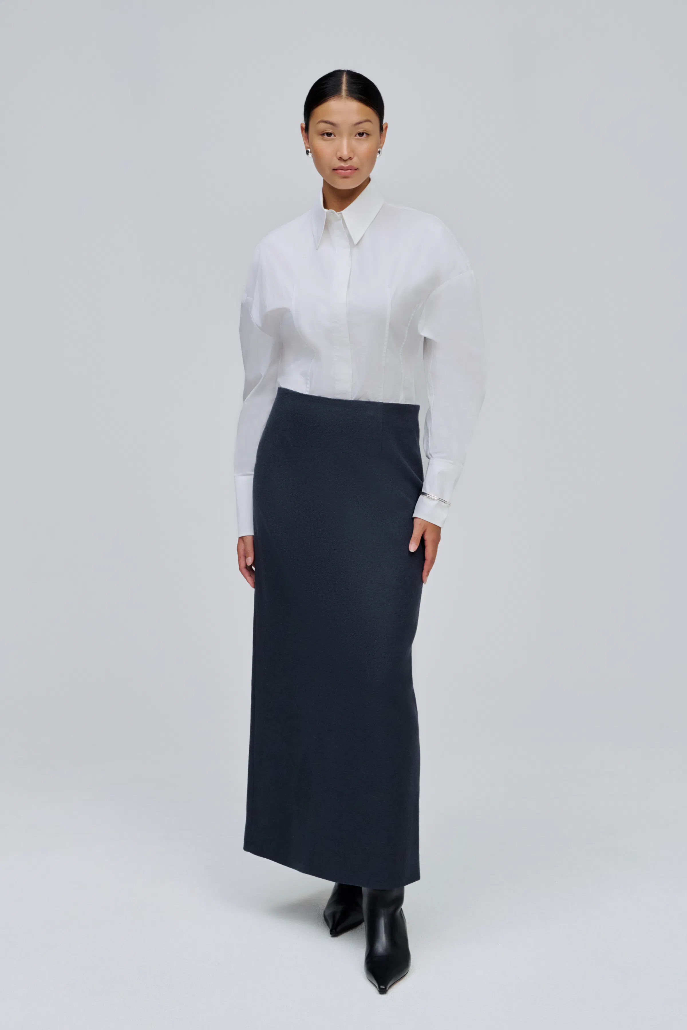 IOSage Skirt LOOKBOOK FRONT 30600010-BL862