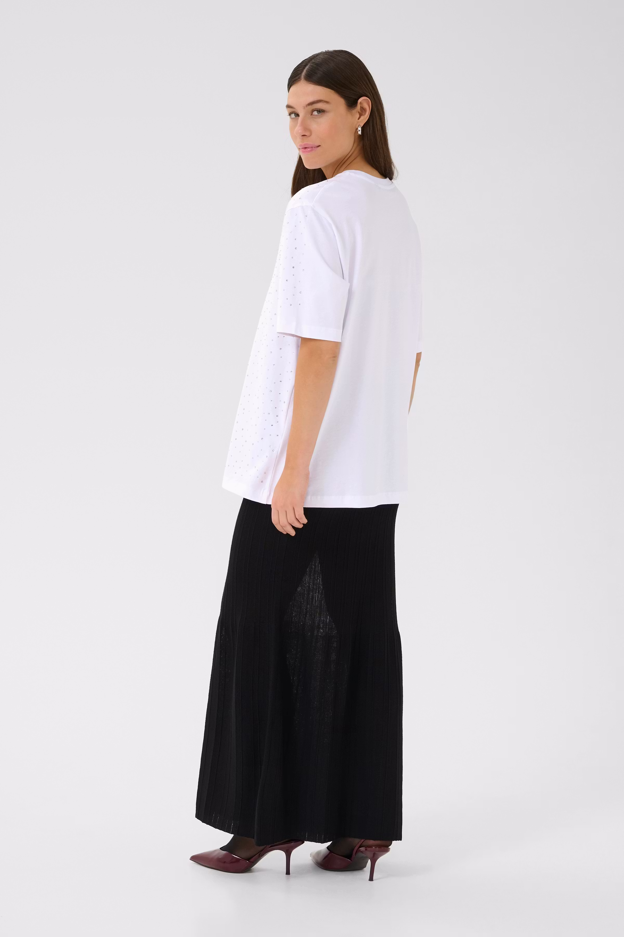 CUlondon T-shirt mit Strass LOOKBOOK BACK 50112553-500069