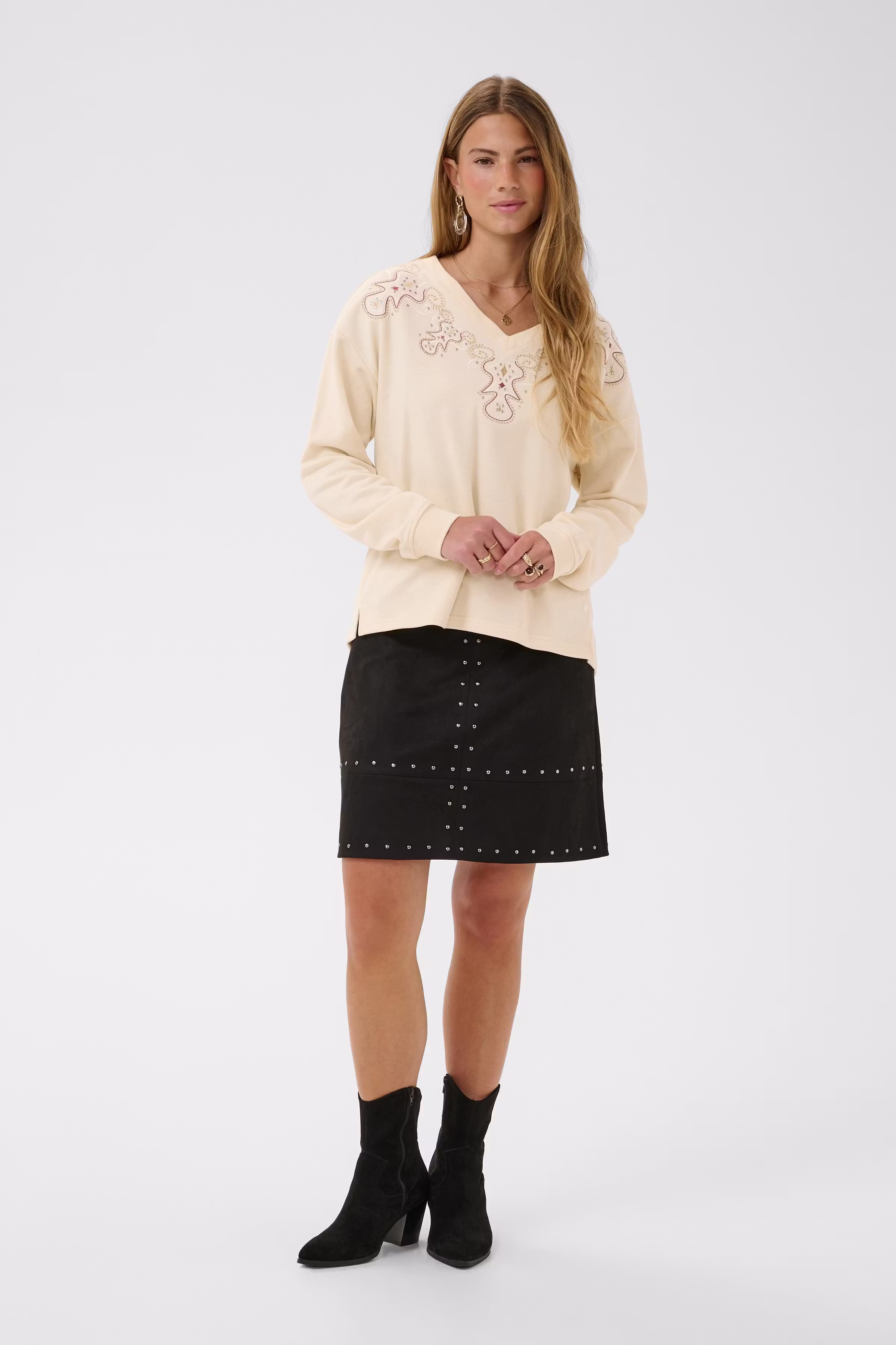 CRLuciana Sweatshirt LOOKBOOK FRONT 10615194-131008