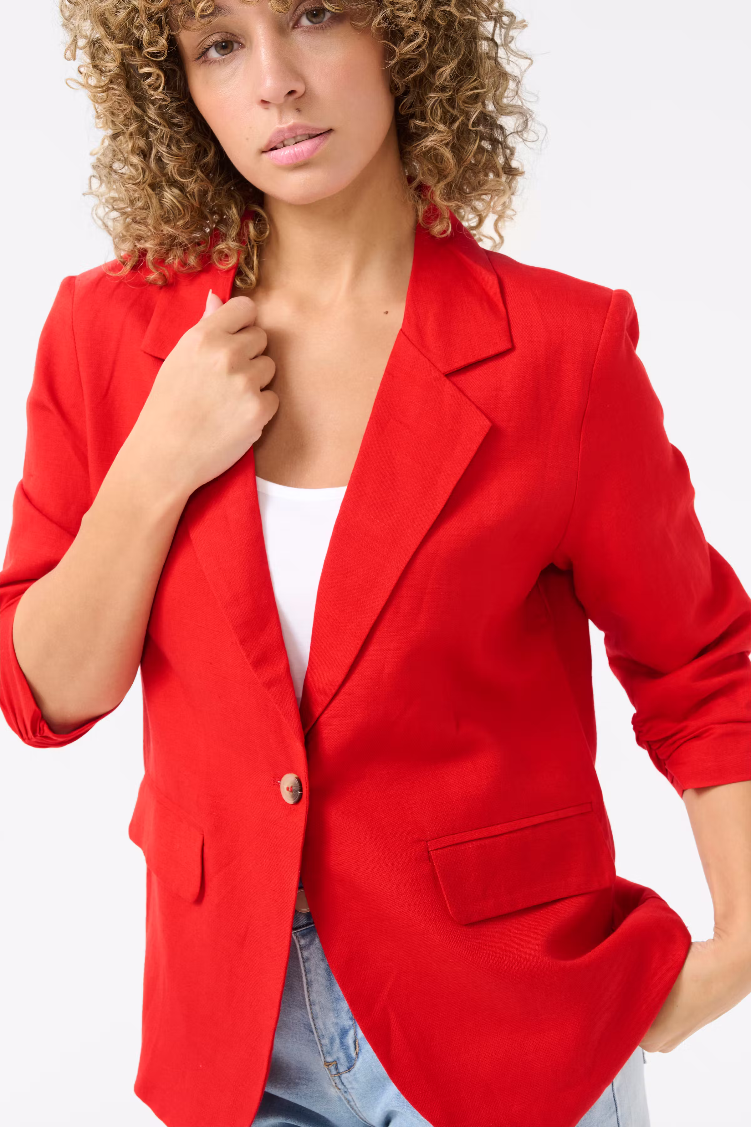 CRLinna Linnen blazer LOOKBOOK DETAIL 10613718-181662