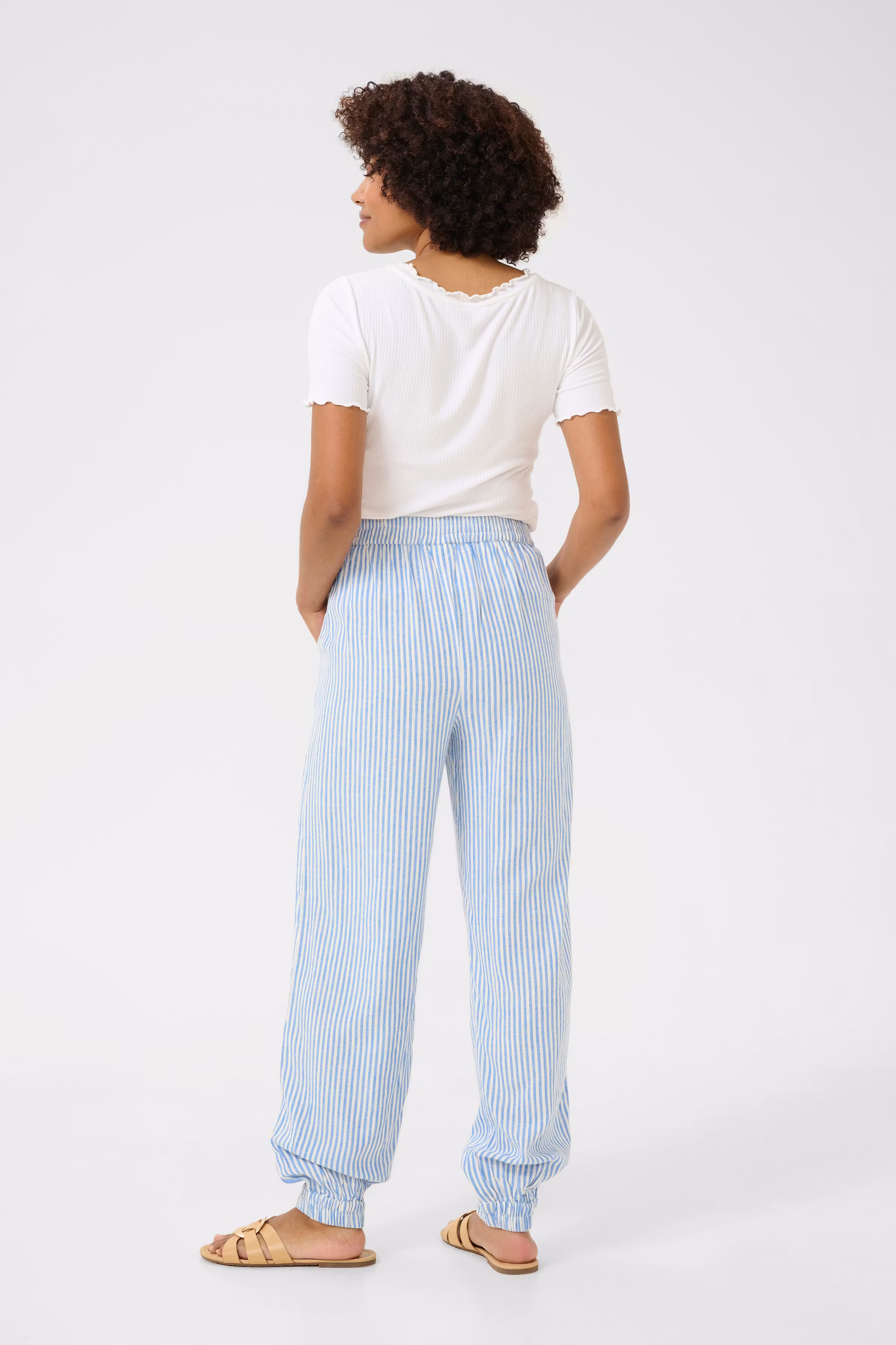 CRVenta Linne byxor LOOKBOOK BACK 10613592-104396