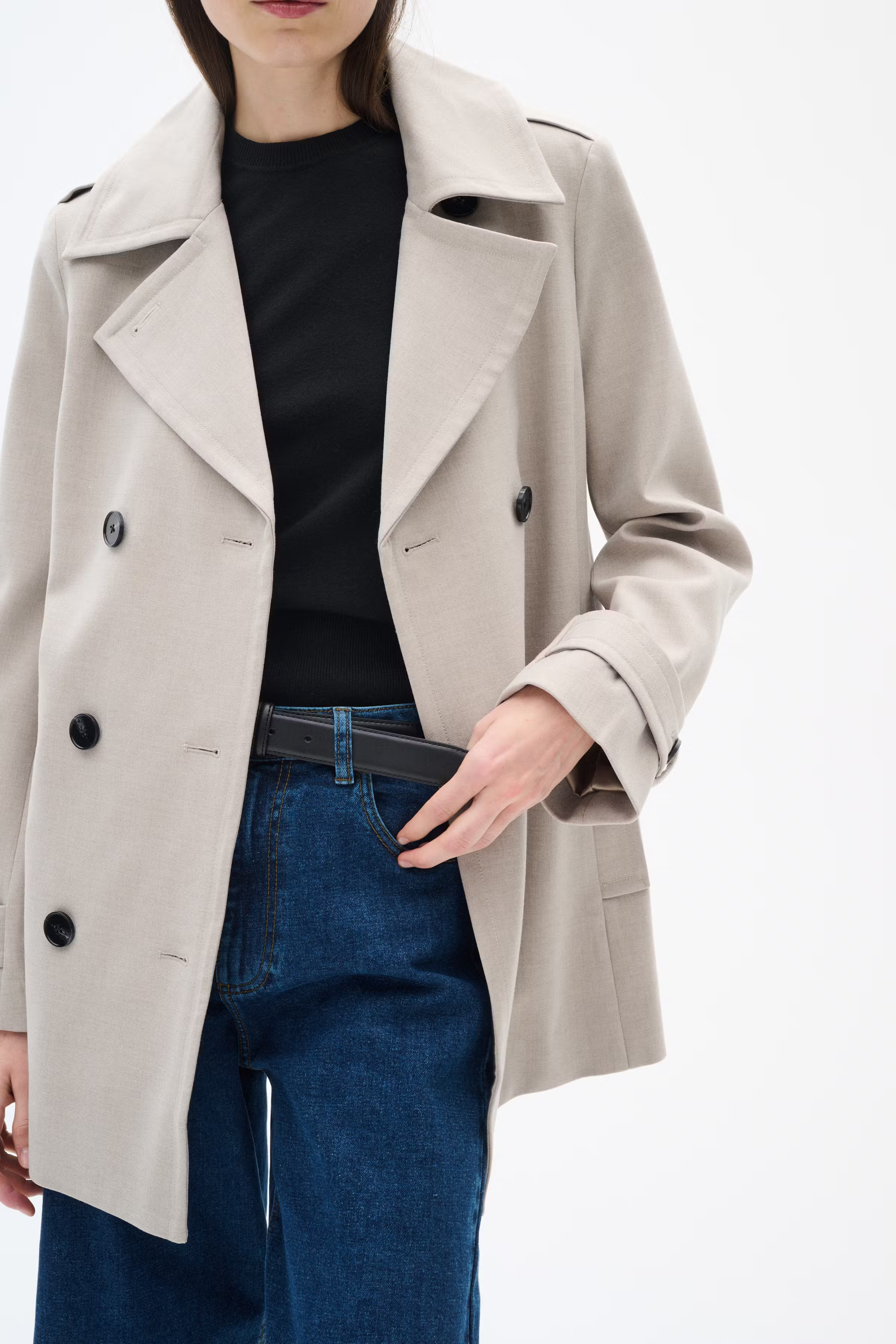 UlrykaIW Sailor Frakke LOOKBOOK FRONT 30110019-1304031