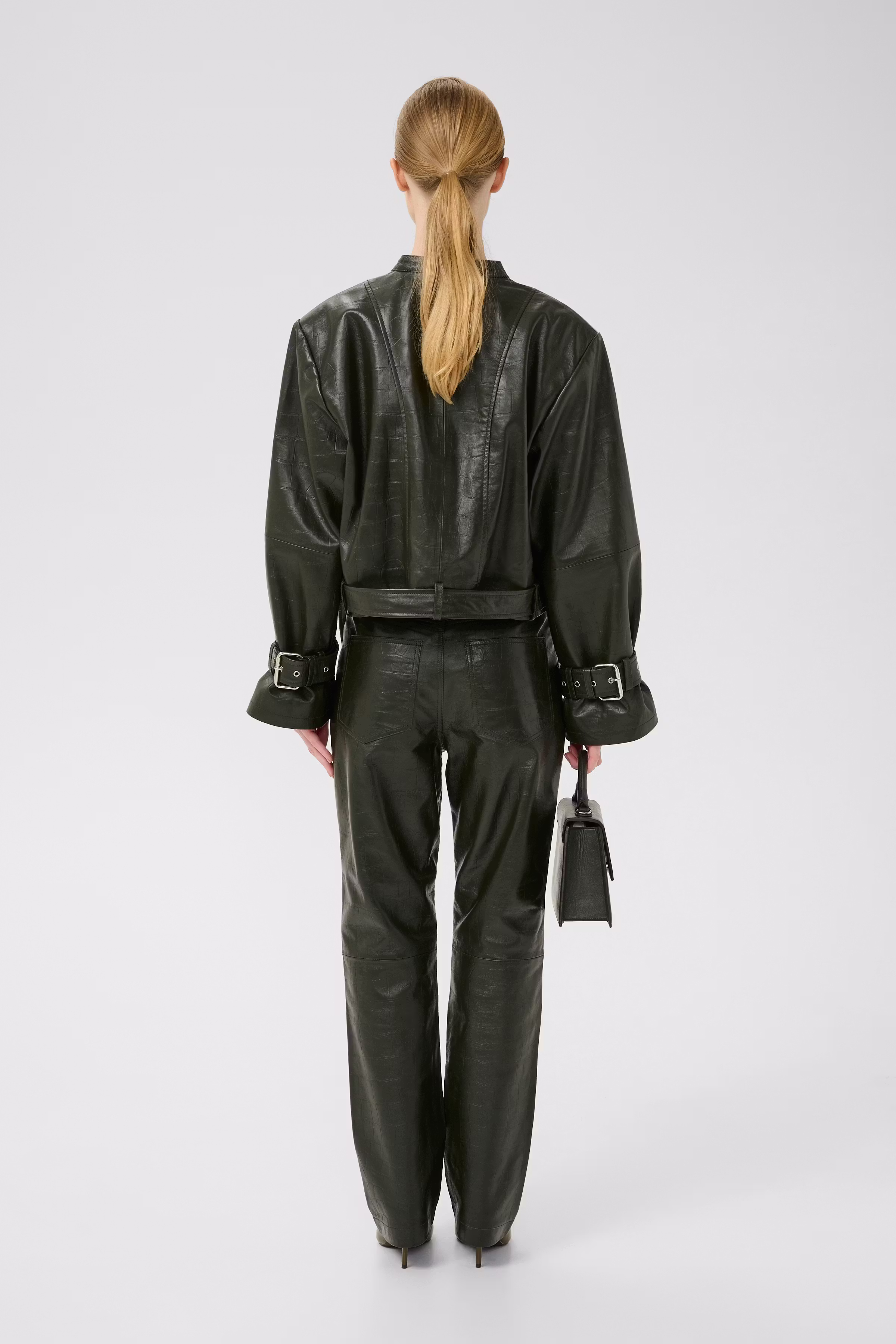 GZelena Læderbukser LOOKBOOK BACK 10910735-105038