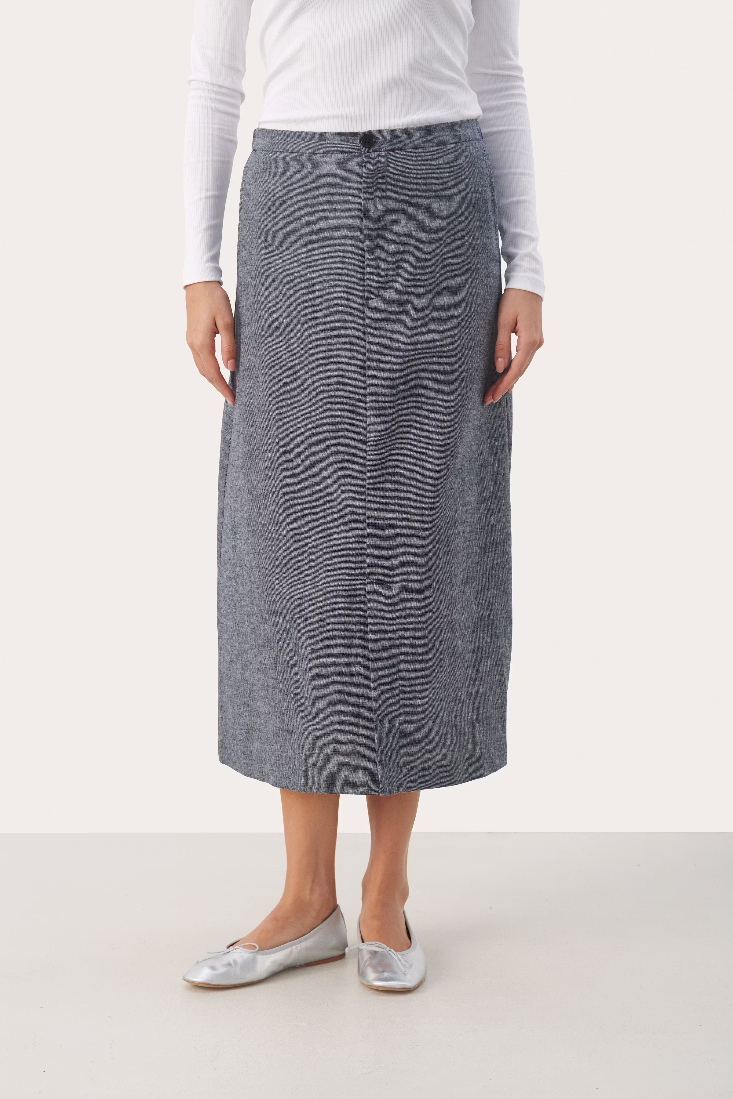 EsilaPW Lang nederdel LOOKBOOK FRONT 30308560-302818