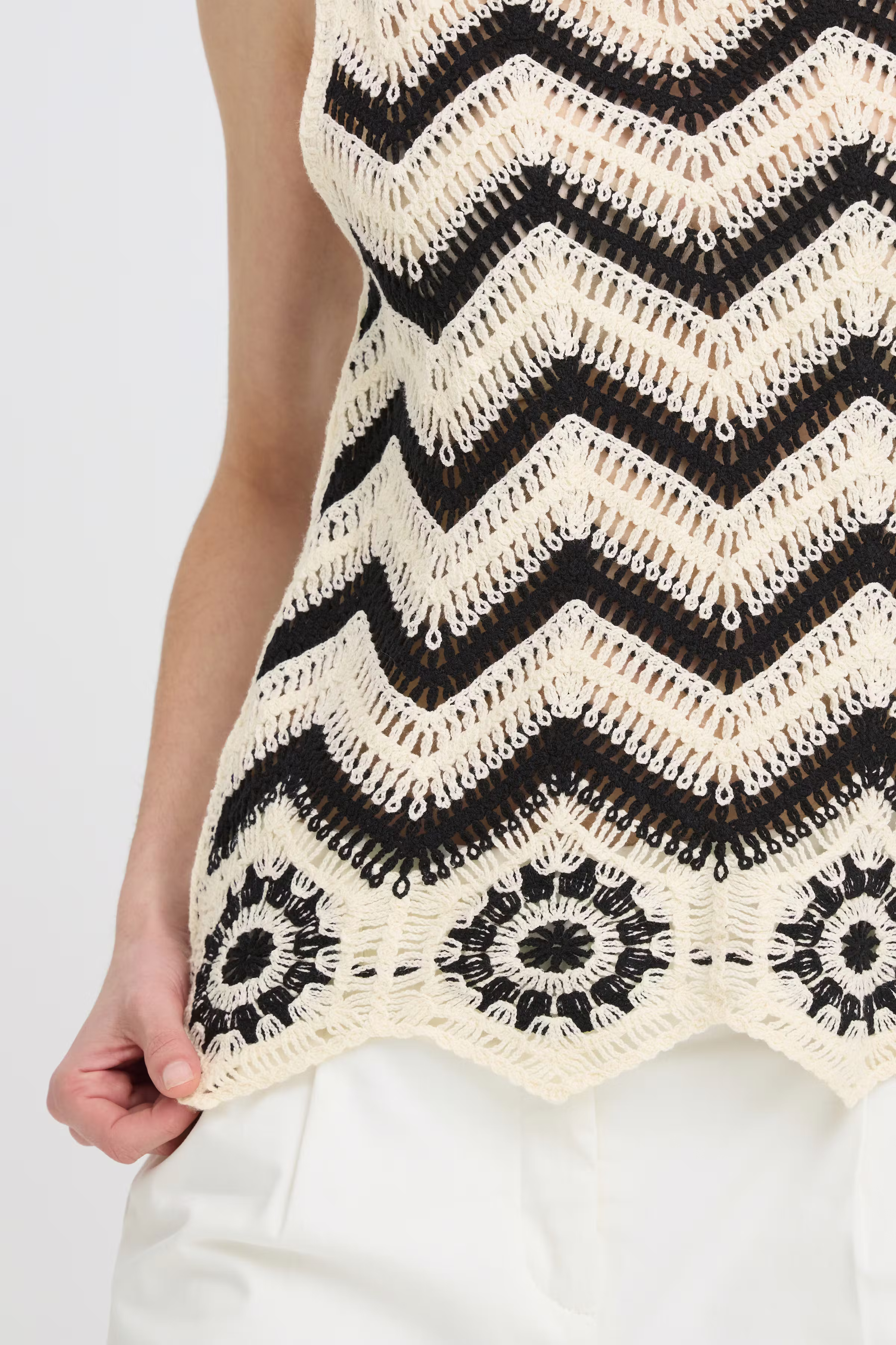 BYOESRA Strikket vest LOOKBOOK DETAIL 20818942-900008122