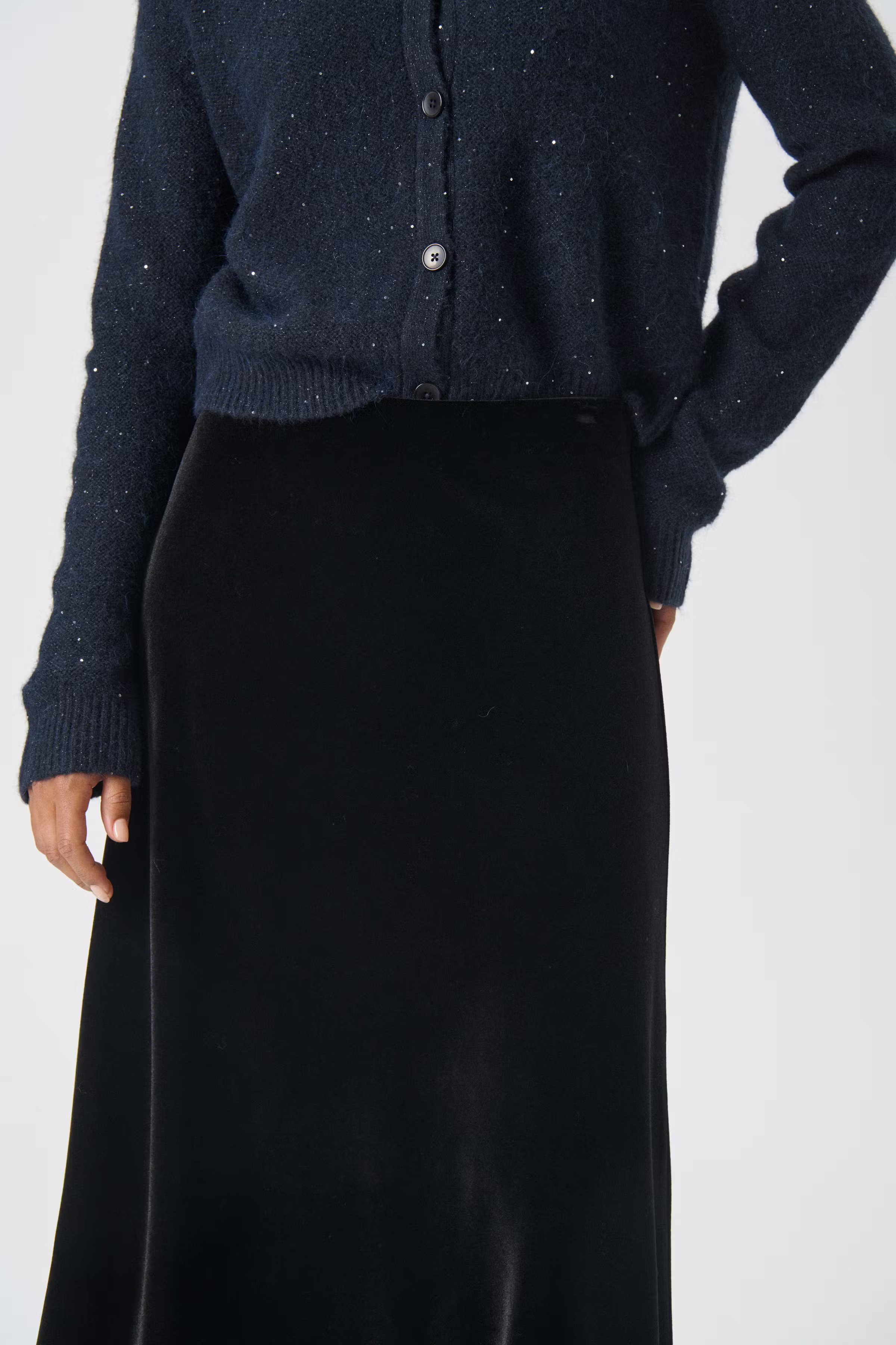 MeyaPW Velour Skirt LOOKBOOK DETAIL 30309080-194008