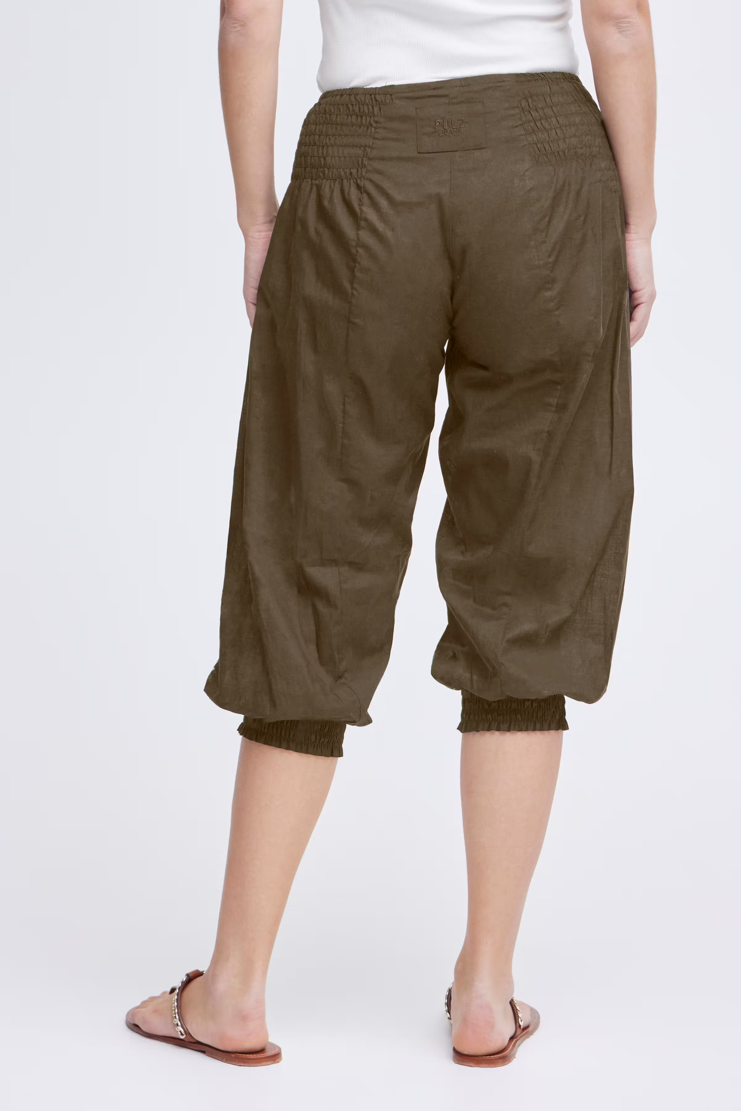 PZJILL Wide Capri Bukser LOOKBOOK BACK 50200339-190510