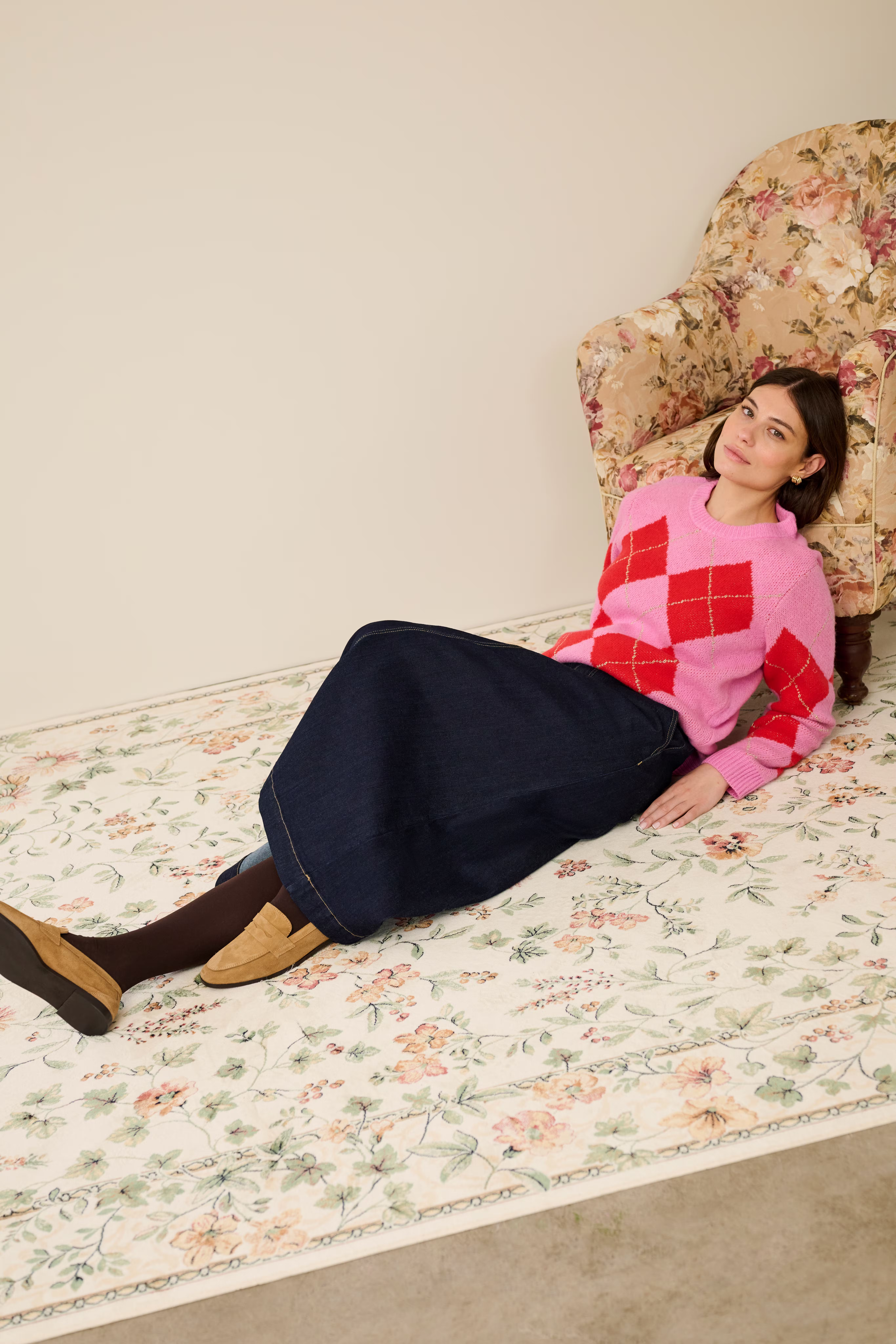 CUharlekin Stickad tröja i ull LOCATION NONE 50112740-1527181