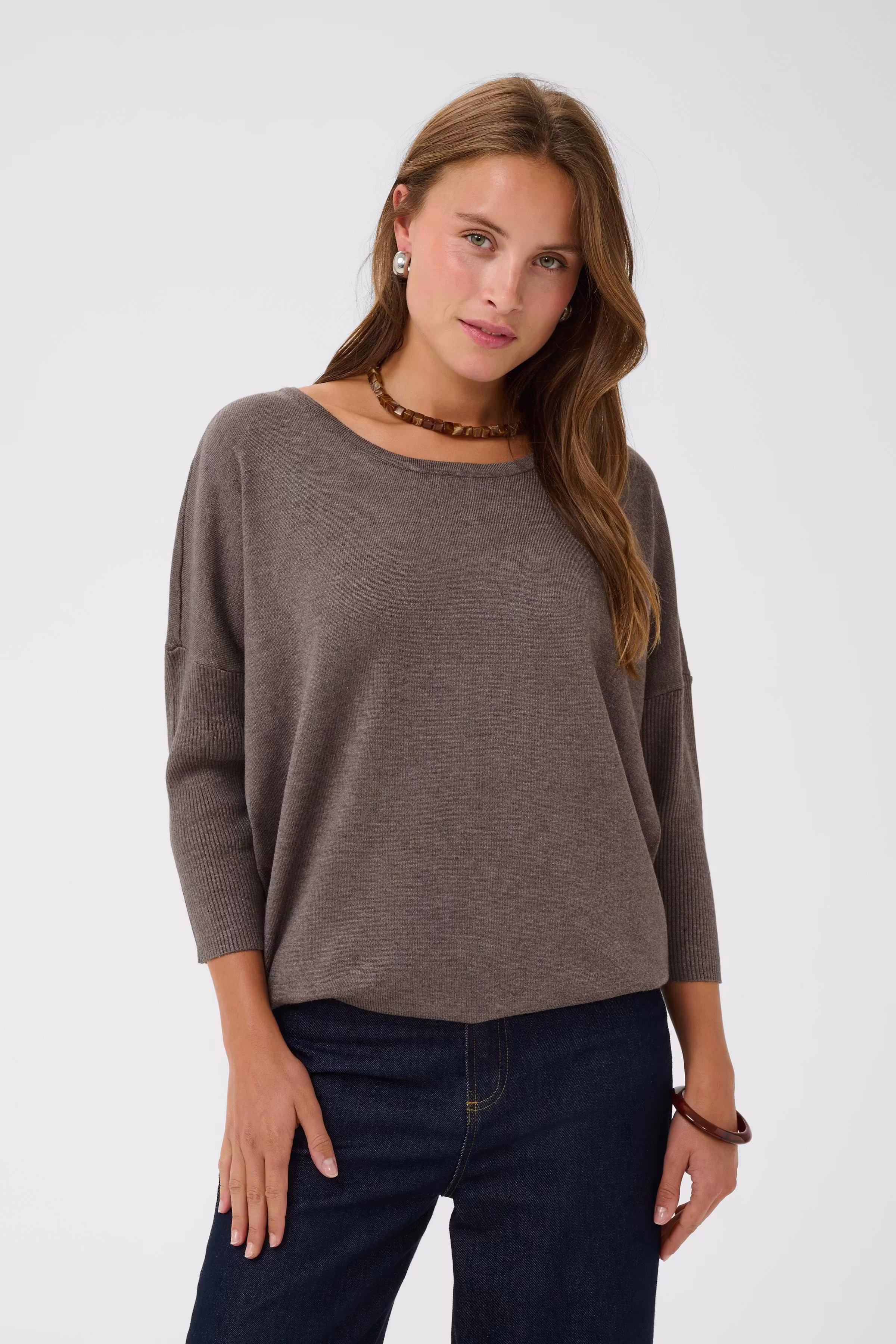 MilaSZ R-Neck Pullover LOOKBOOK FRONT 30500003-1914301