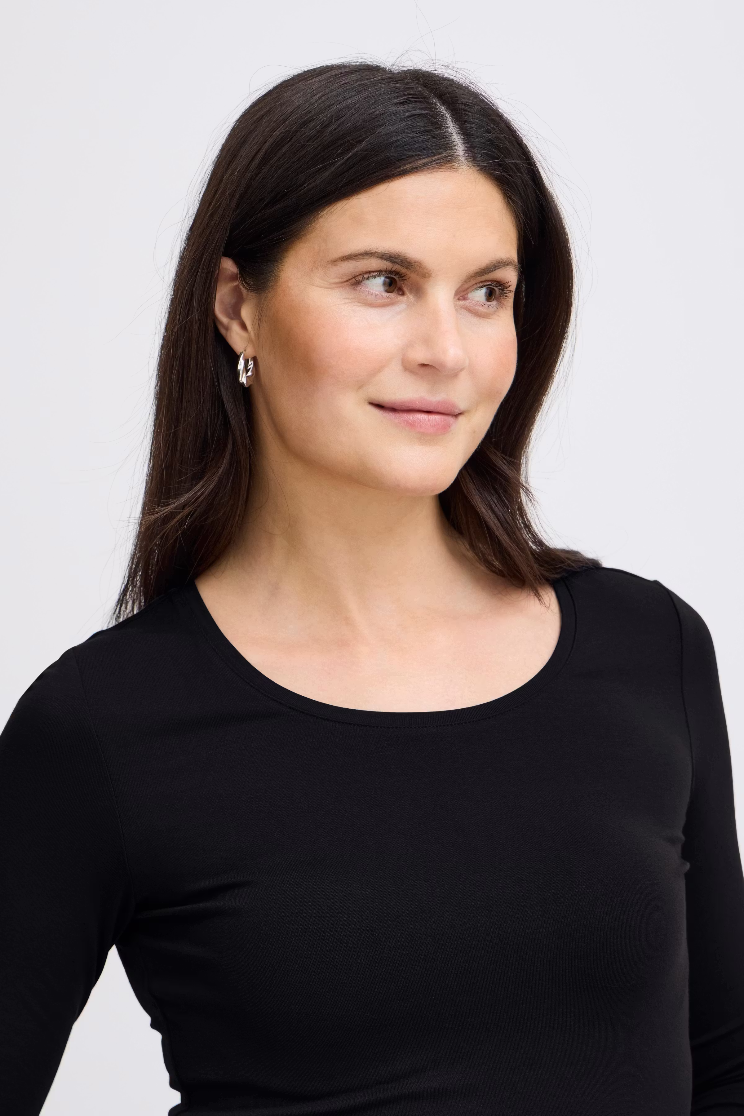 KIKSENFR 3/4 LANGARM-SHIRT LOOKBOOK DETAIL 600707-60096