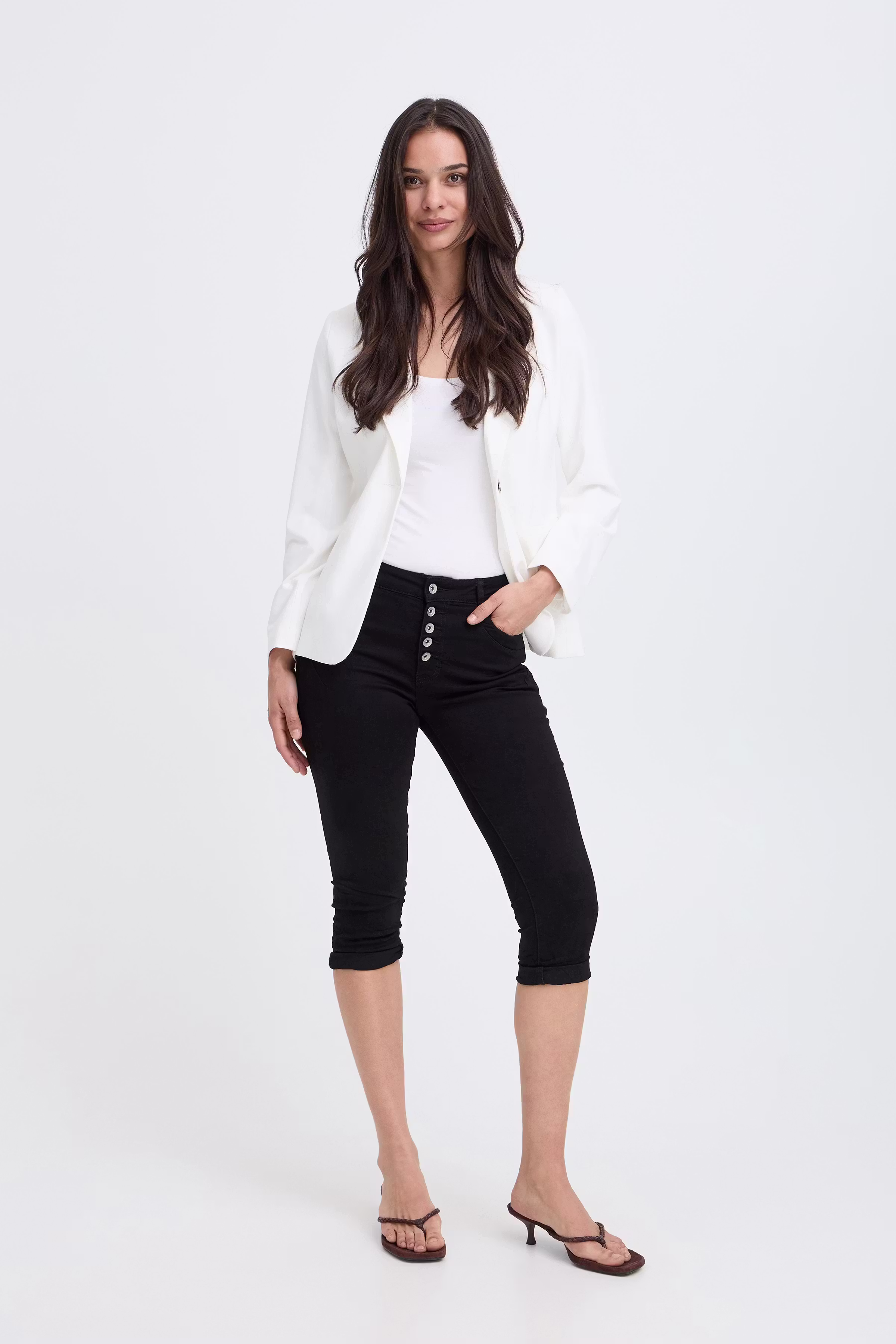BXKAILY Capri bukser LOOKBOOK FRONT 20809303-200465