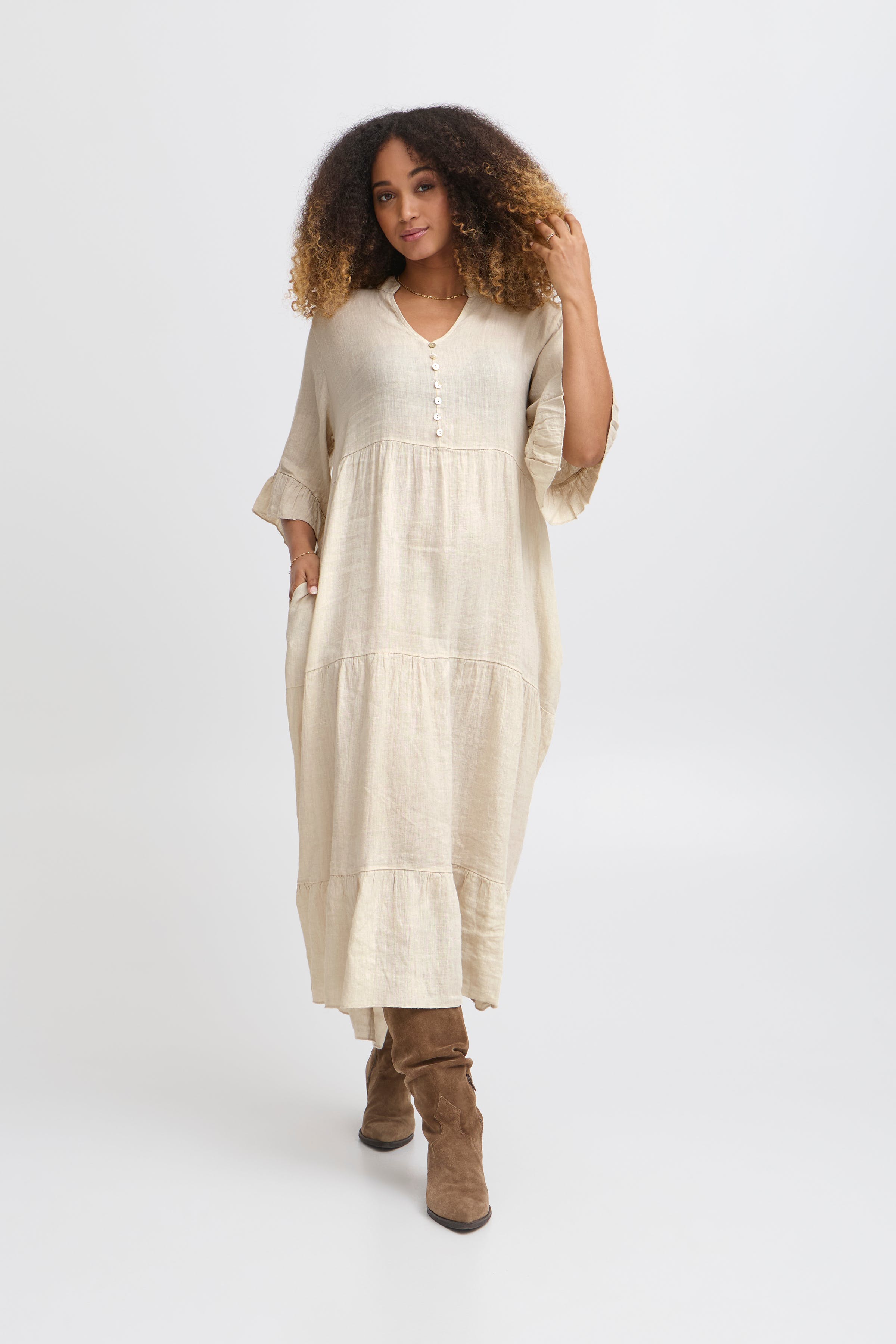 SBFONTANELLE Kjole LOOKBOOK FRONT 22100890-130907