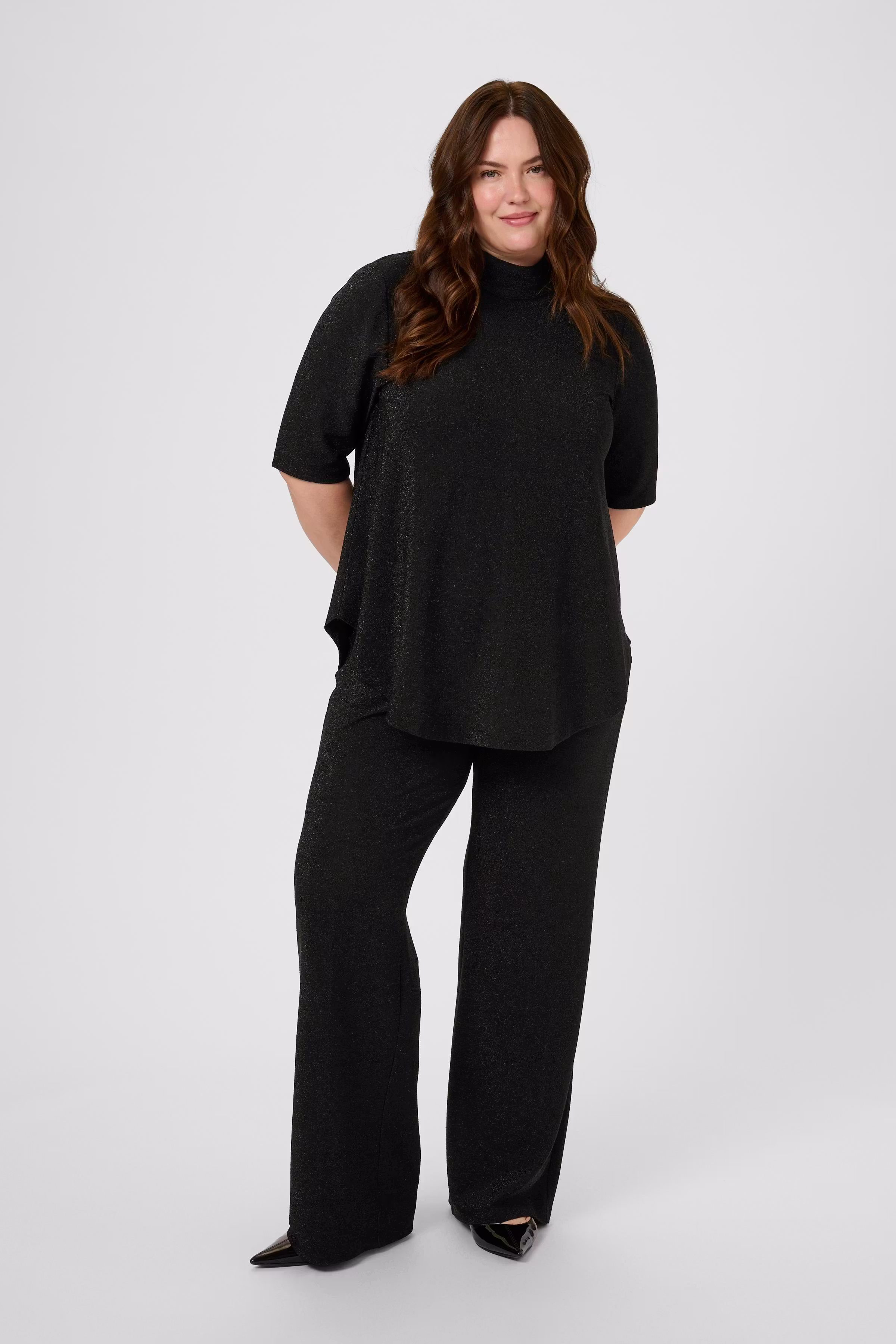 KCriana Glitter Bluse LOOKBOOK FRONT 10583850-108721