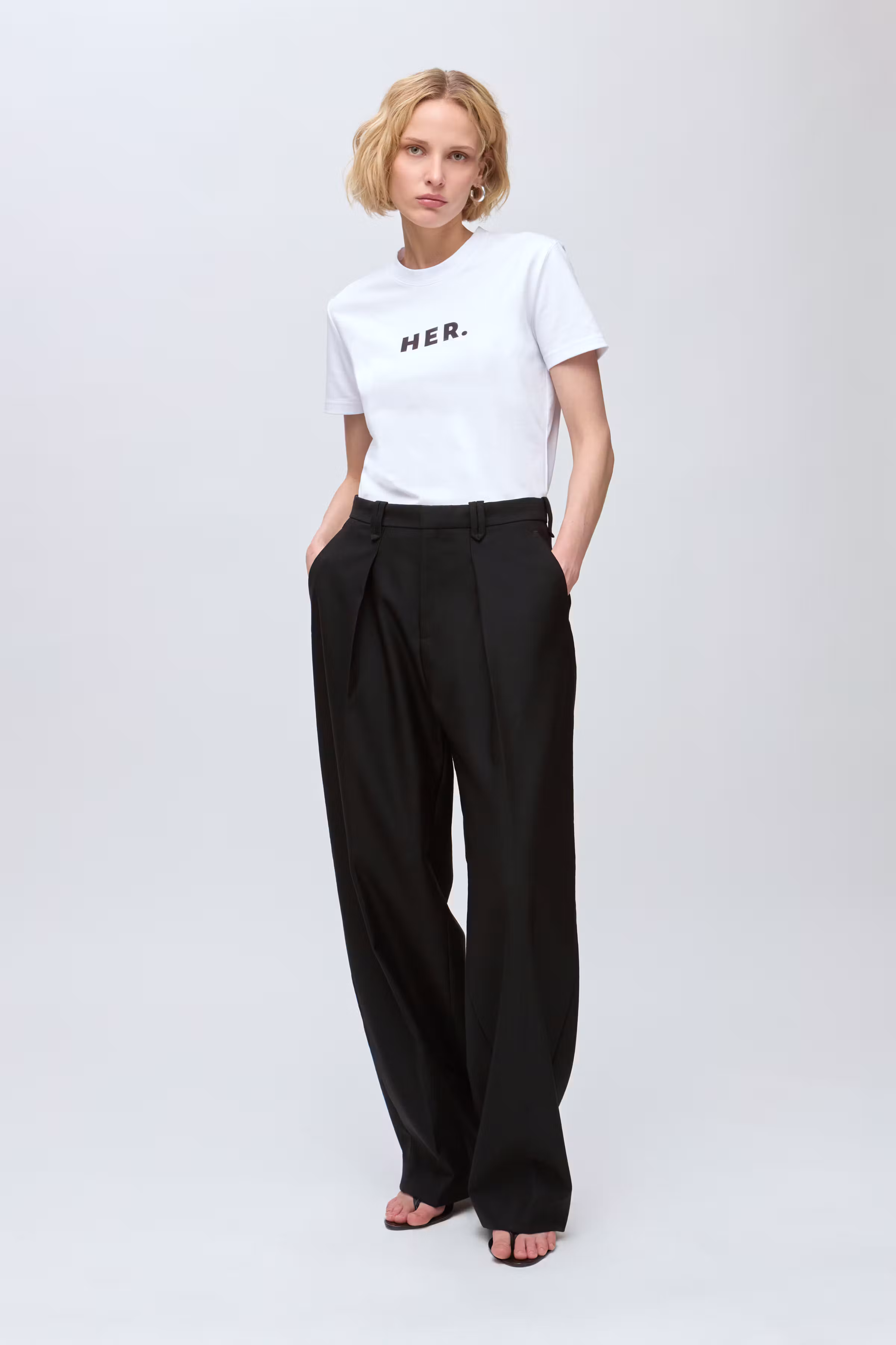 IOPinta Trousers LOOKBOOK FRONT 30600133-BK999