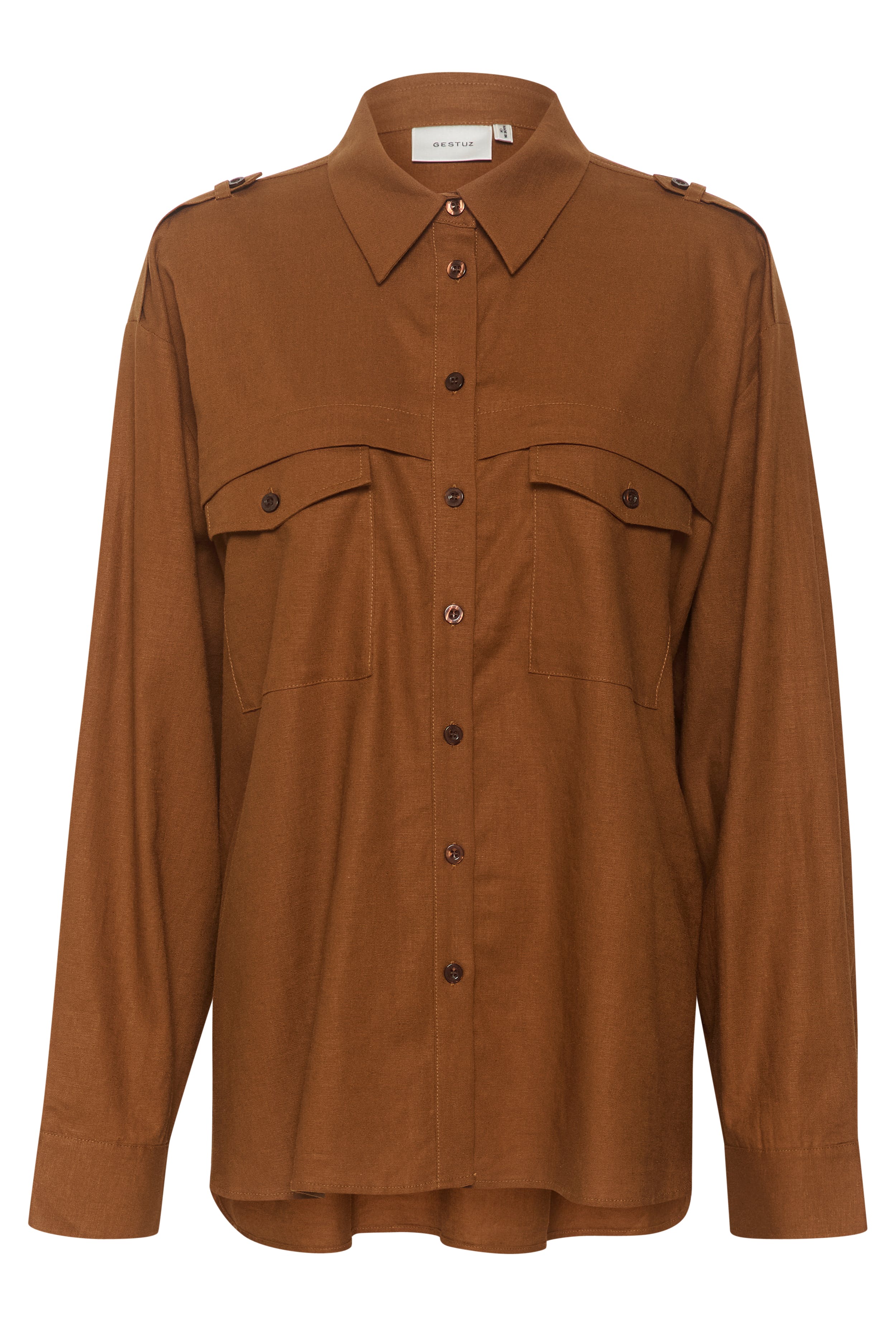 LeenaGZ Linen shirt PACK FRONT 10909227-191227