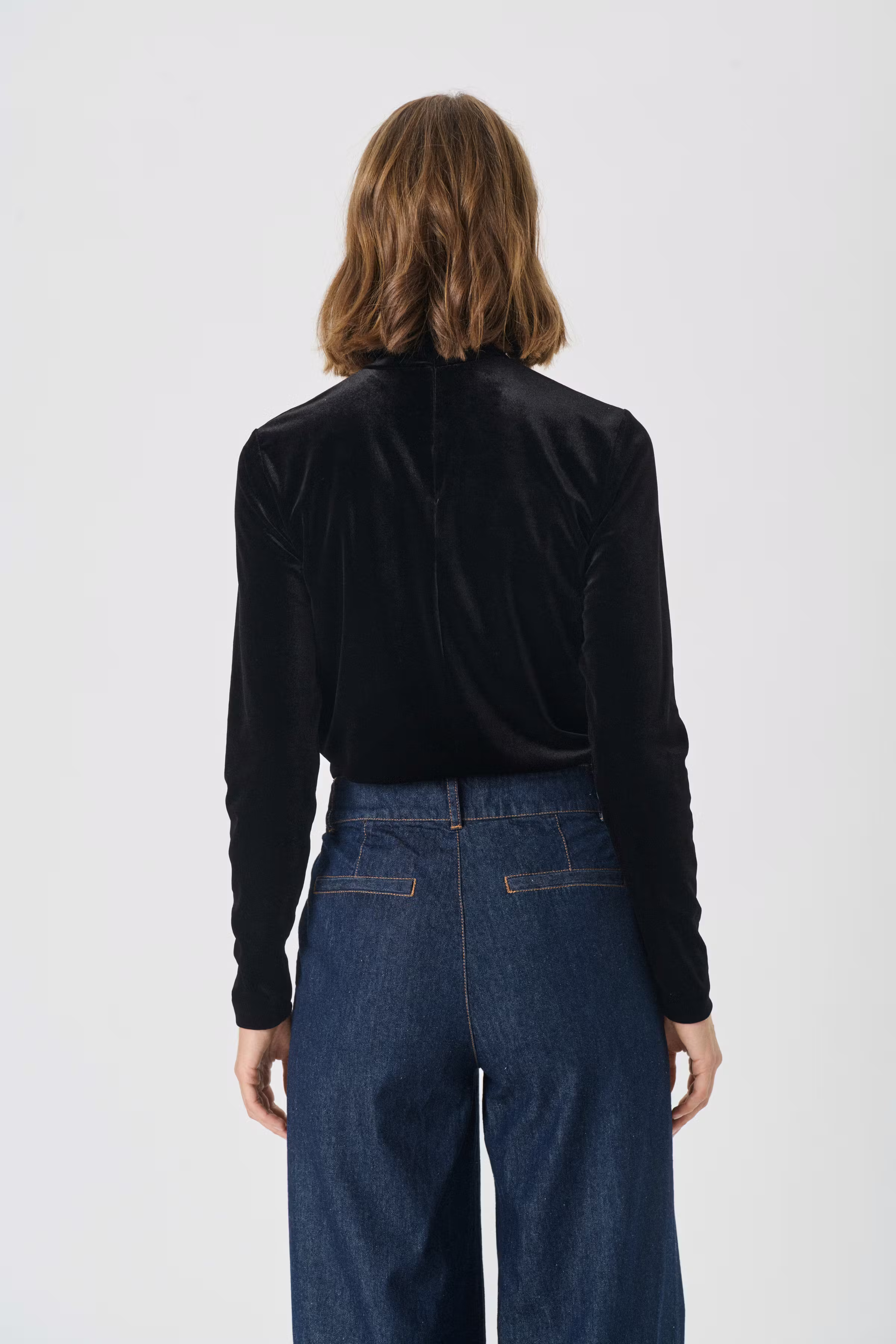 MonePW Fløyel Pullover LOOKBOOK BACK 30309208-194008