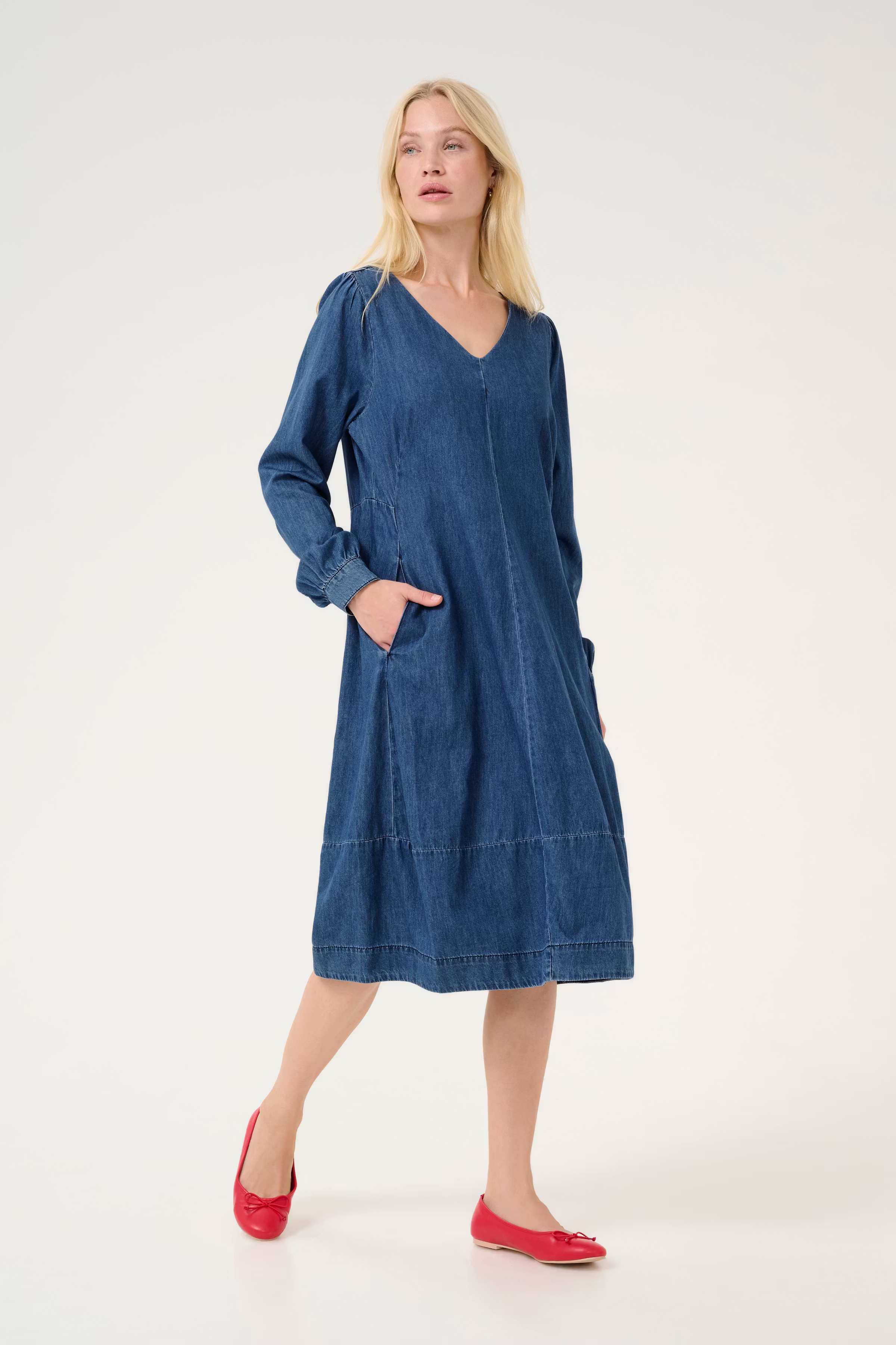CUlivie Kjole LOOKBOOK FRONT 50111527-500029