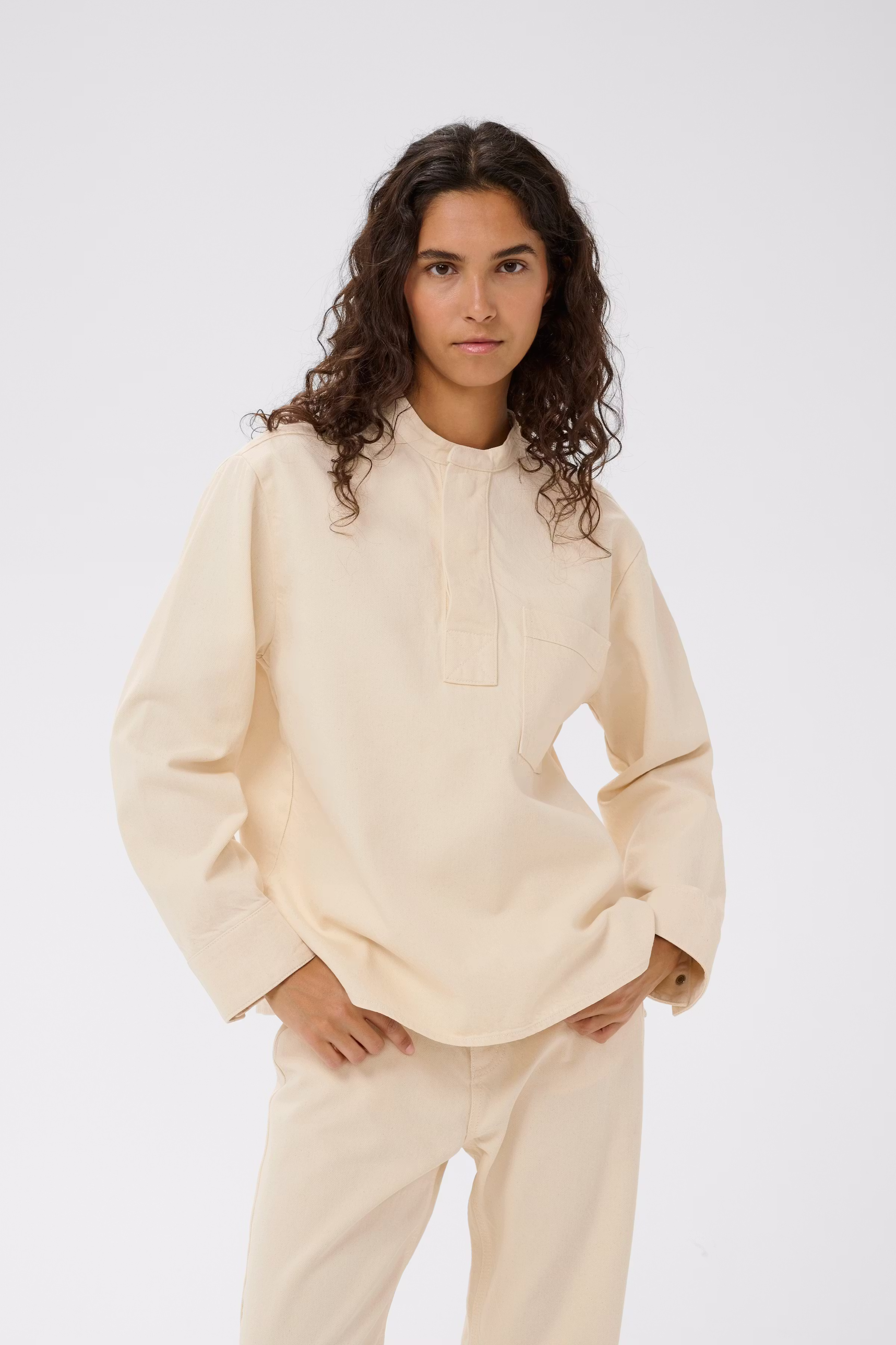 DILYSIW Denim Hemd LOOKBOOK FRONT 30112325-1108091