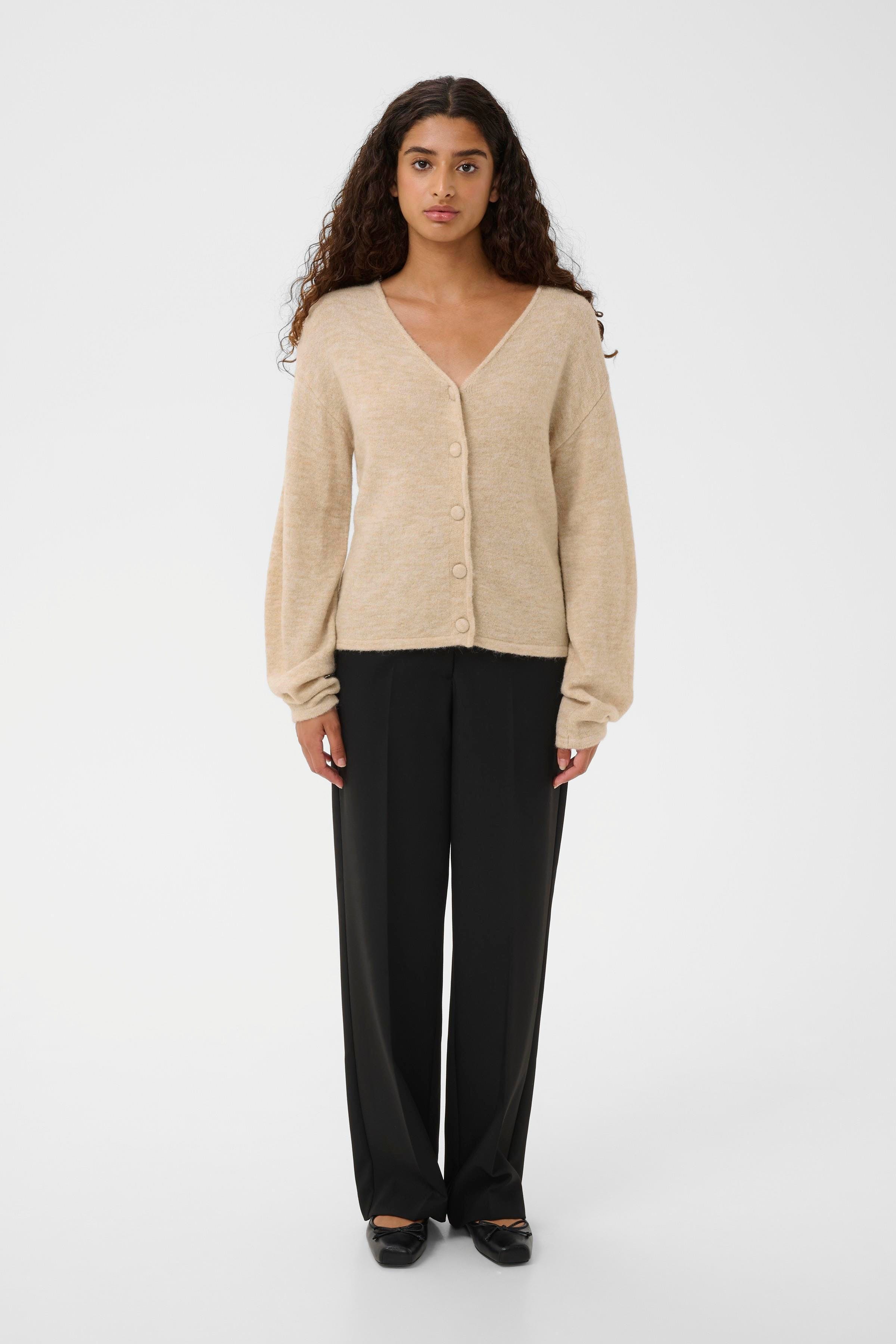 SLHedaya Cardigan LOOKBOOK FRONT 30409076-130401
