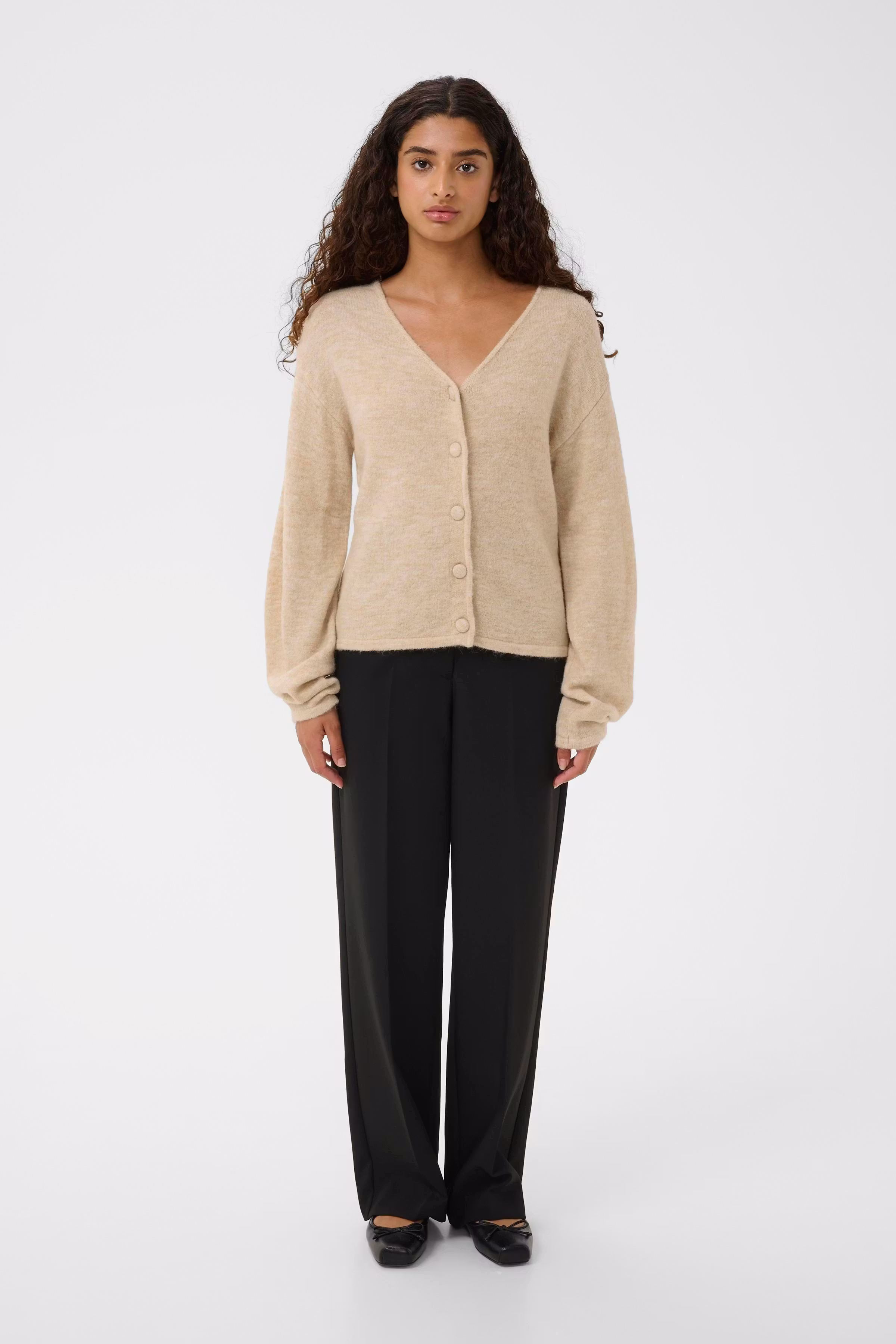 SLHedaya Cardigan LOOKBOOK FRONT 30409076-130401