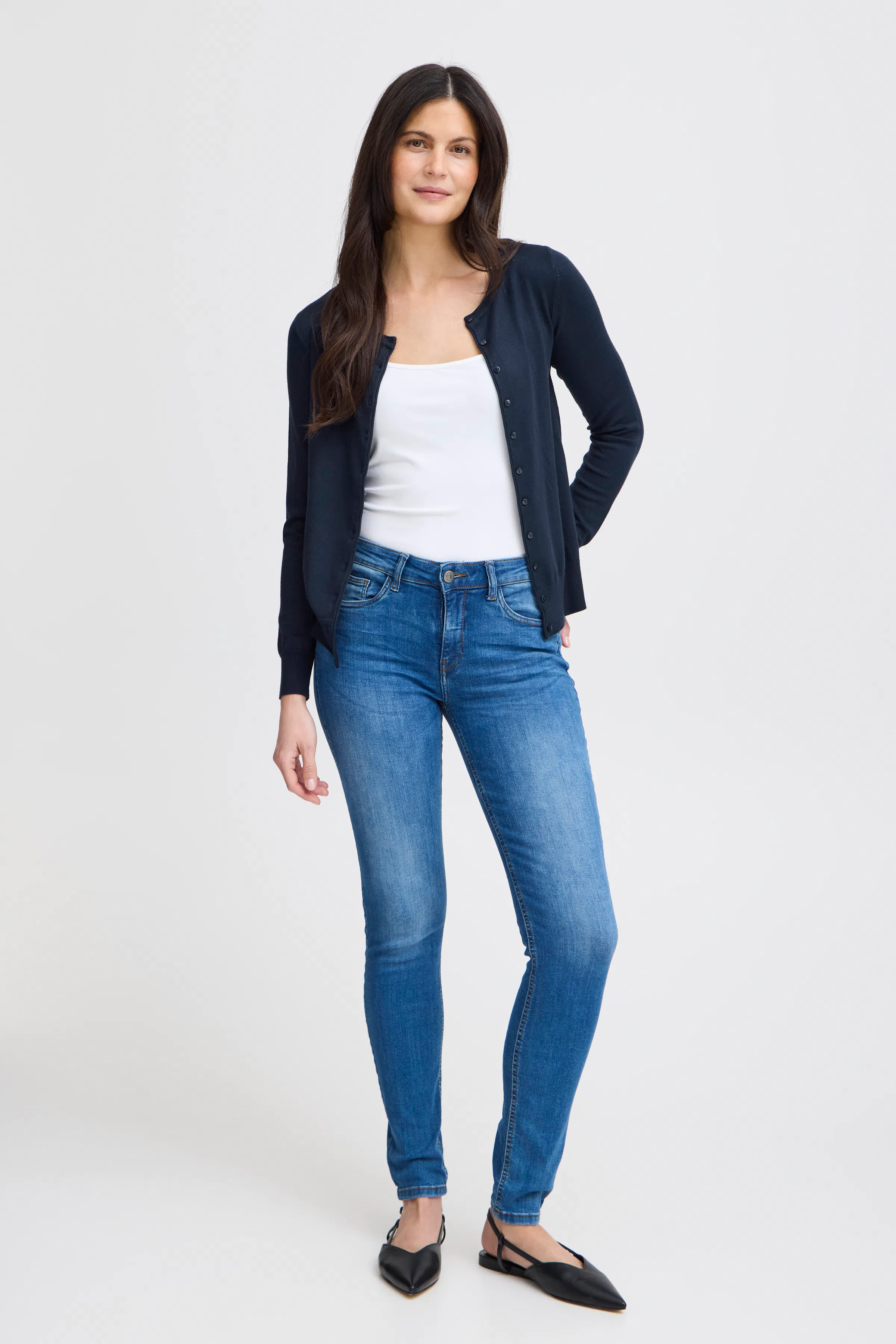 Strikket cardigan LOOKBOOK FRONT 20604187-60468