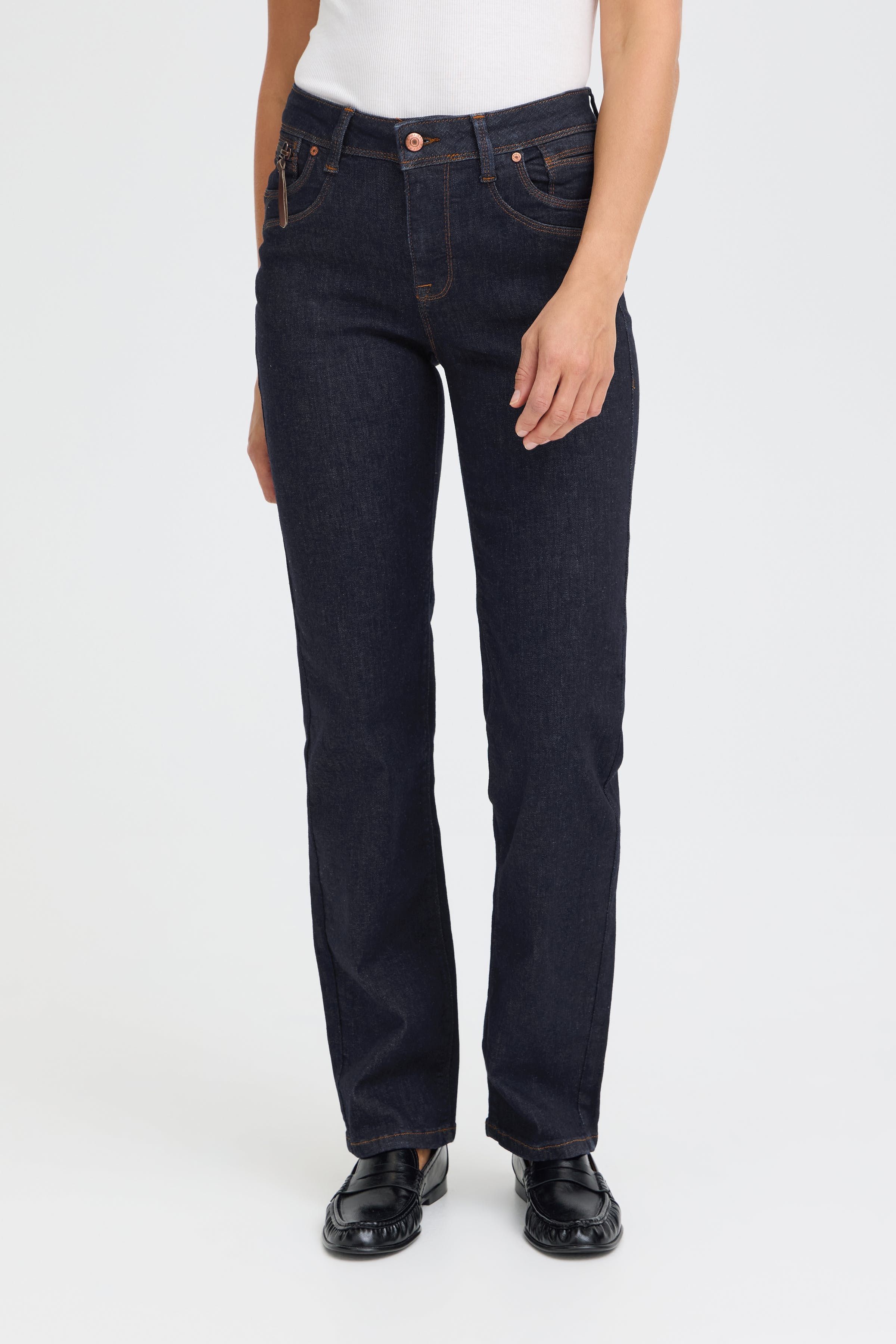 PZKAROLINA HW Jeans Straight Leg LOOKBOOK FRONT 50205580-202124