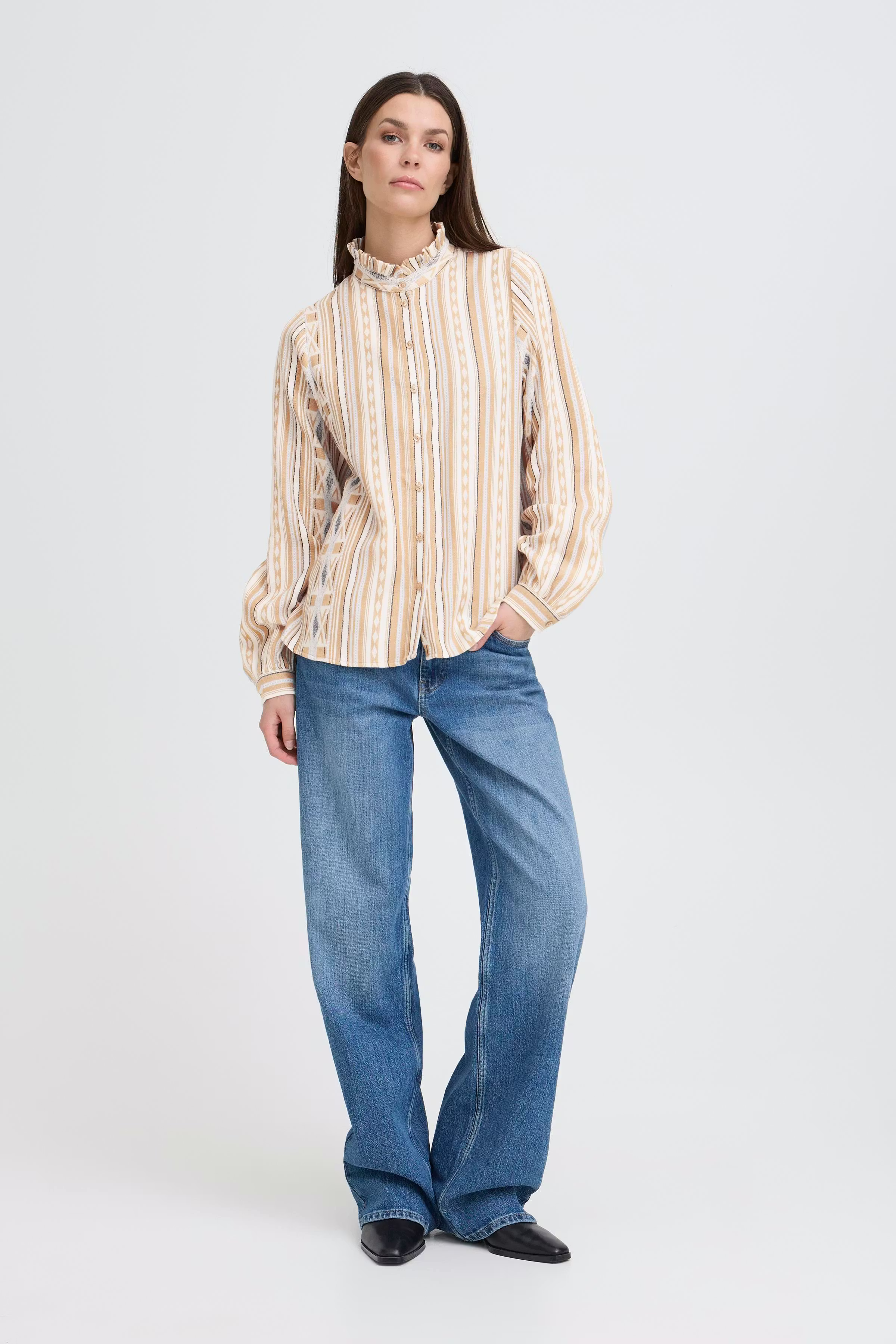 PZALEXIS Skjorte LOOKBOOK FRONT 50210318-151114