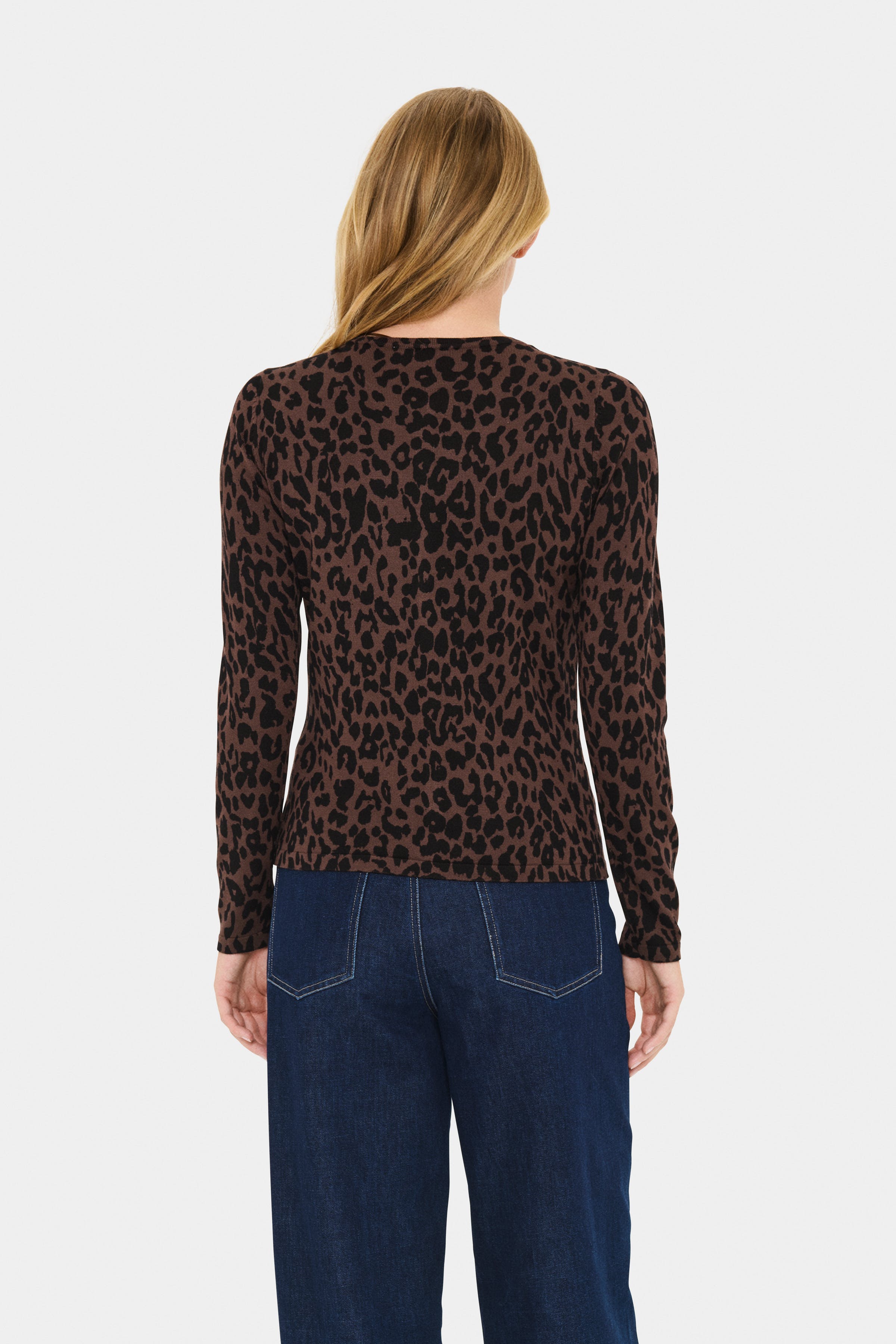 ZhilaSZ Leopard Cardigan LOOKBOOK BACK 30513973-303646